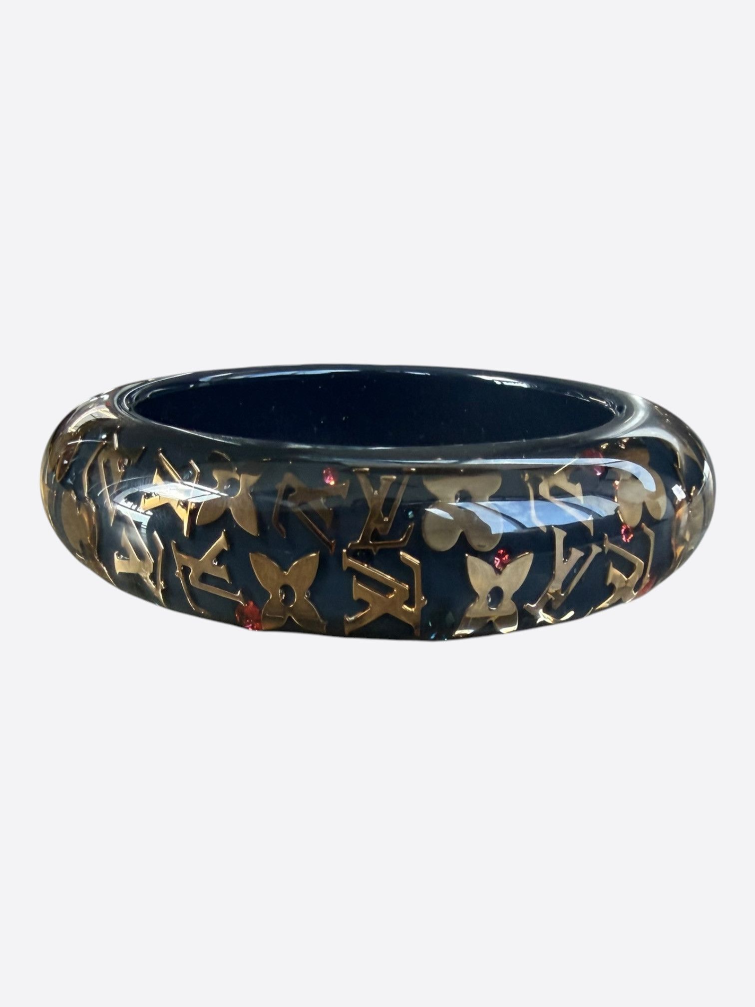 Louis Vuitton Louis Vuitton Navy & Gold Inclusion Bangle Size ONE SIZE - 3 Thumbnail