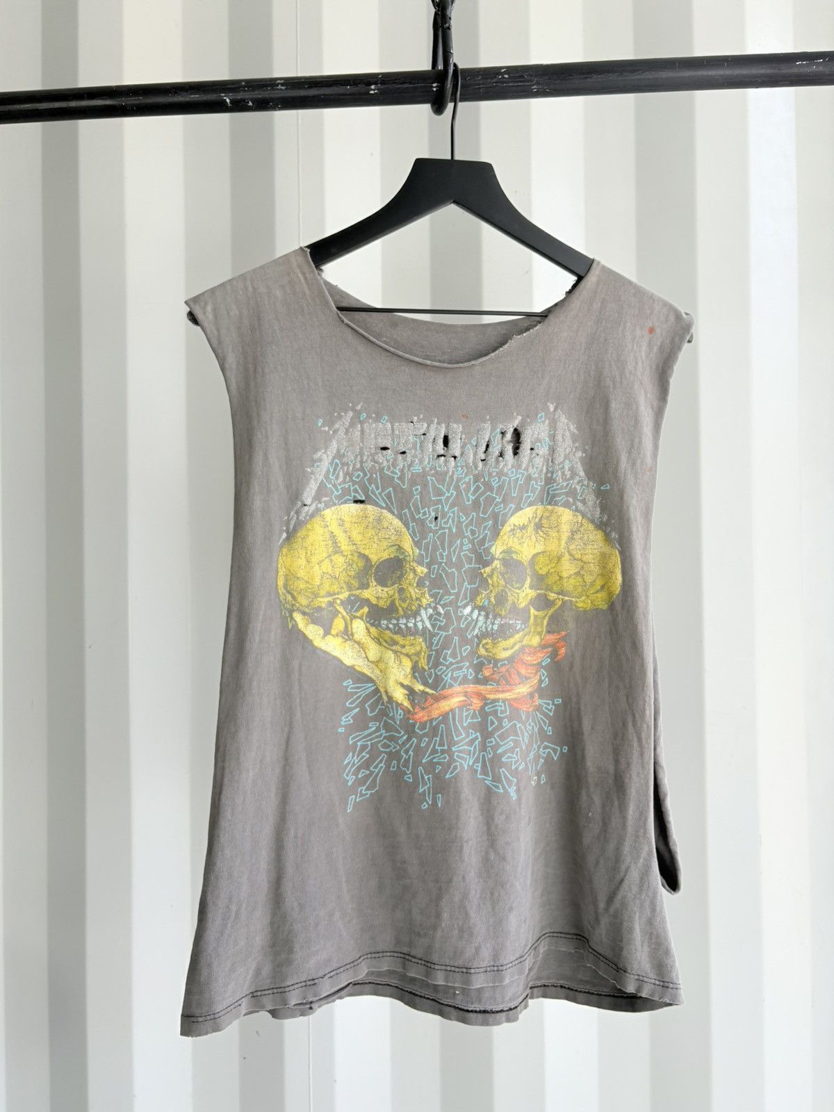 Band Tees Thrashed Metallica Distressed Faded Shirt ERD Grunge Size US L / EU 52-54 / 3 - 1 Thumbnail