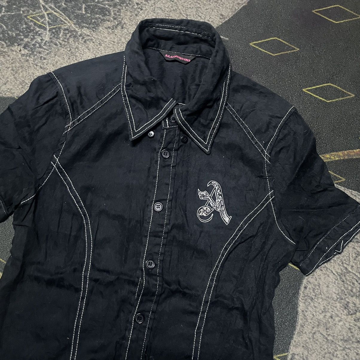 Japanese Brand × Seditionaries 💥Algonquins Button Up Shirt Japanese StreetPunk Style Size S / US 4 / IT 40 - 2 Thumbnail