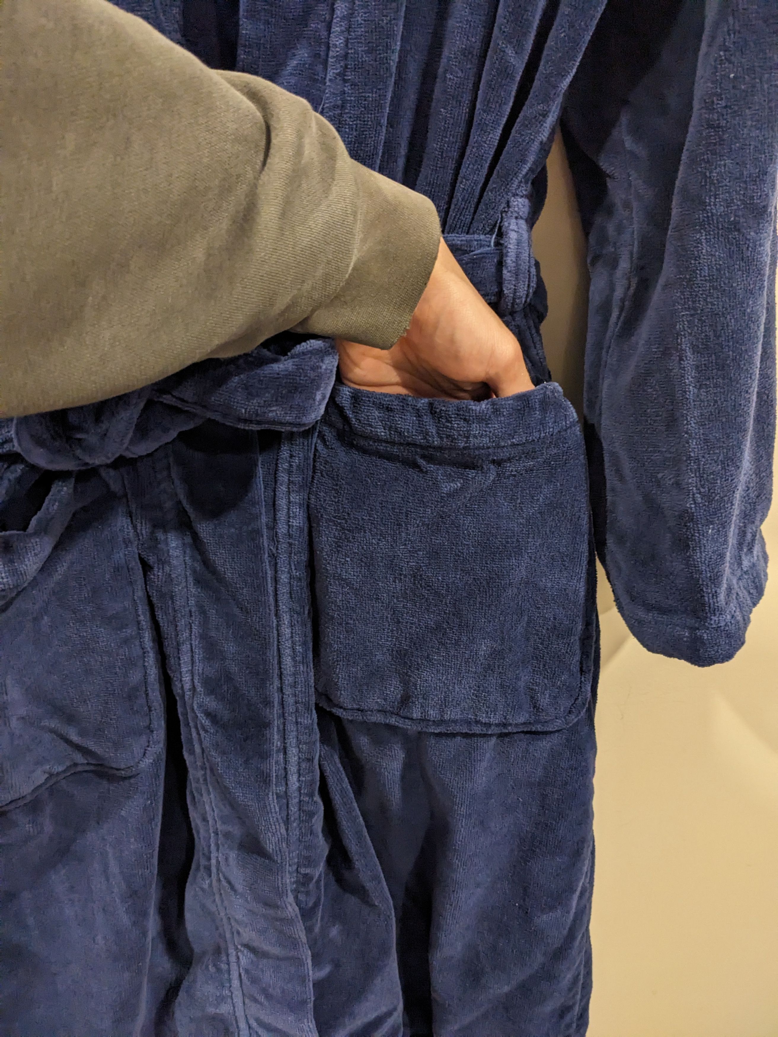 Polo Ralph Lauren Polo Ralph Lauren Blue Terry Cloth Robe Bathrobe Mens Small Size US S / EU 44-46 / 1 - 5 Thumbnail