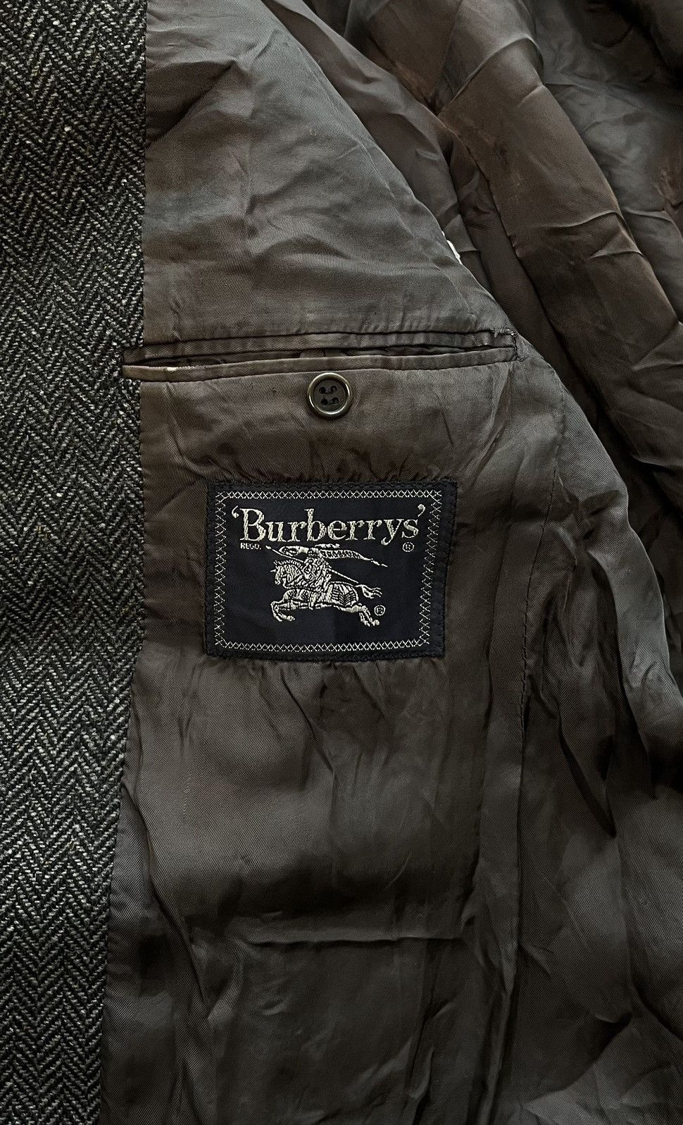 Burberry Vintage Burberrys wool classic blazer jacket Size 48R - 7 Thumbnail