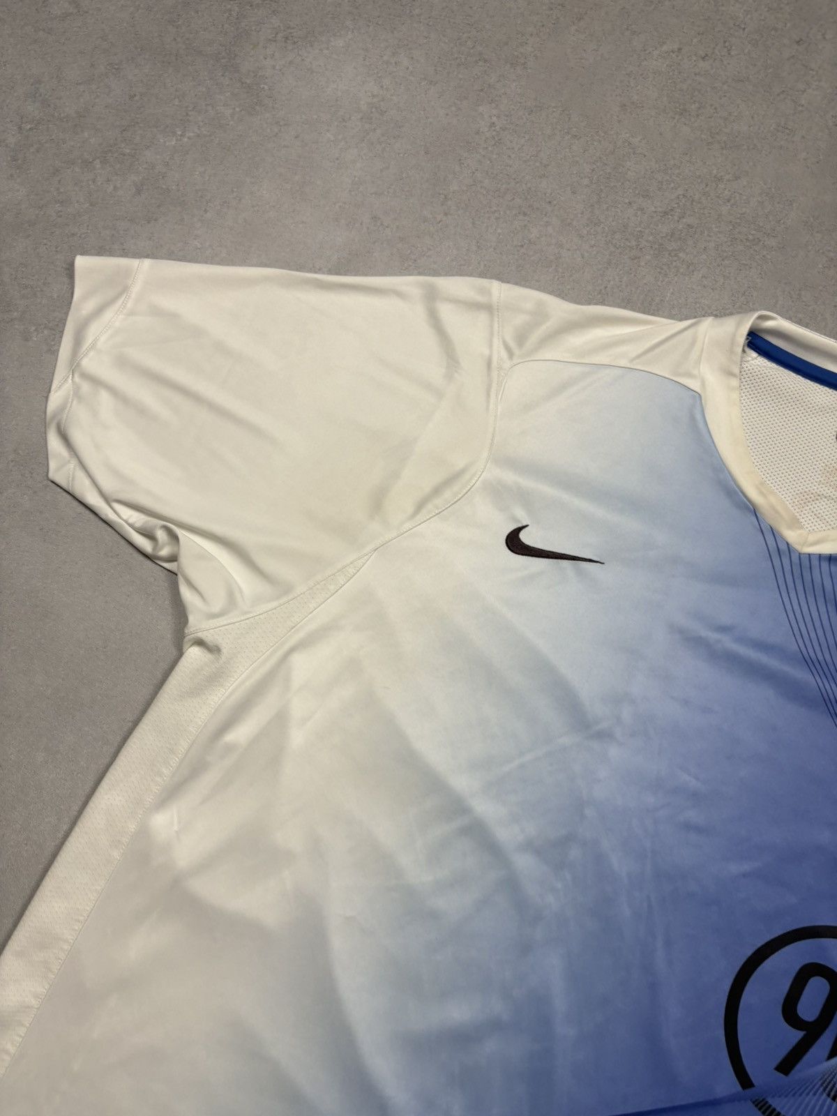 Nike Nike Total 90 TN Vintage T-Shirt Big Logo Y2K Swoosh Drill Size US XL / EU 56 / 4 - 4 Thumbnail