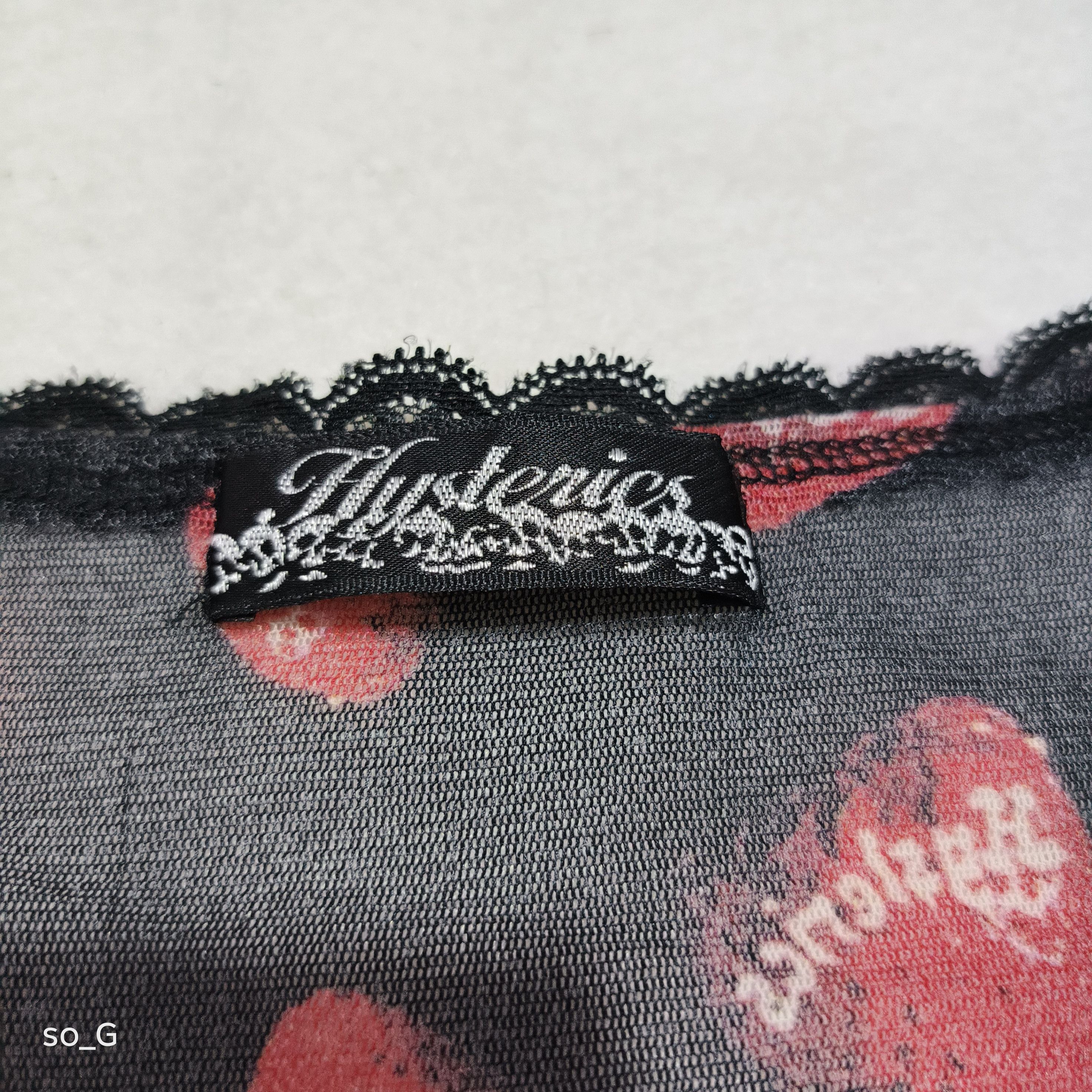 Hysteric Glamour Hysteric Glamour Skull Berry Mesh Semi Transparent Top Size ONE SIZE - 7 Thumbnail