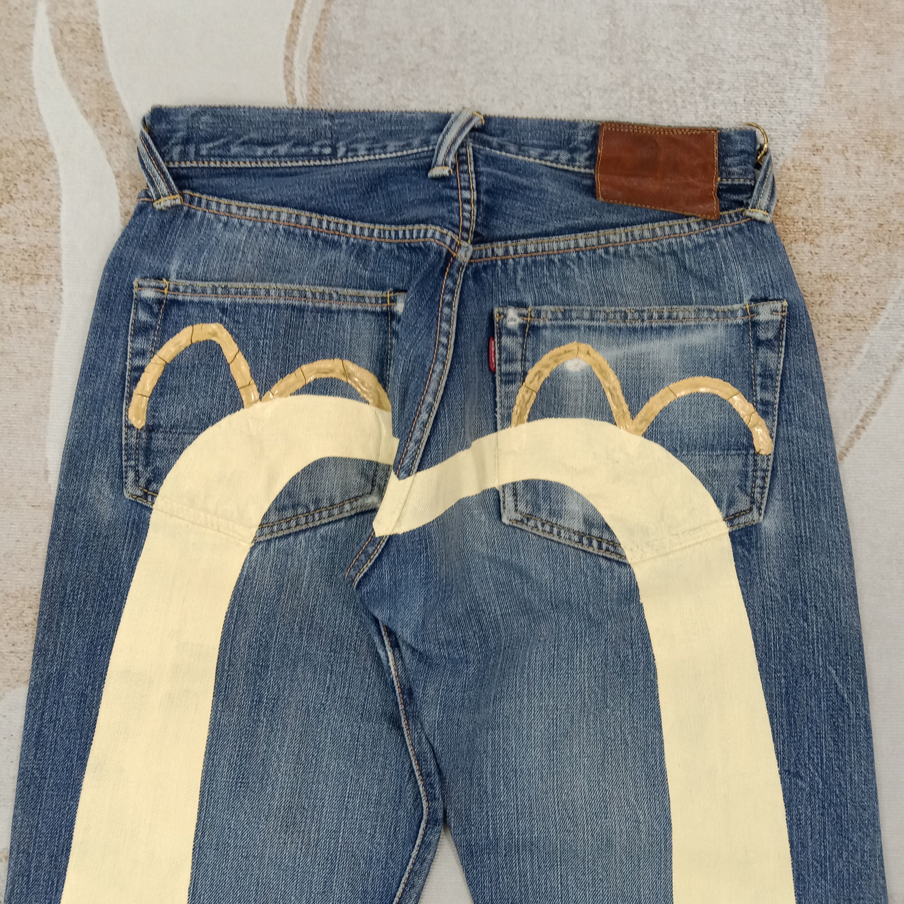 Evisu Evisu Selvedge Daicock Custom Denim Jeans C265N32 Size US 27 - 2 Thumbnail