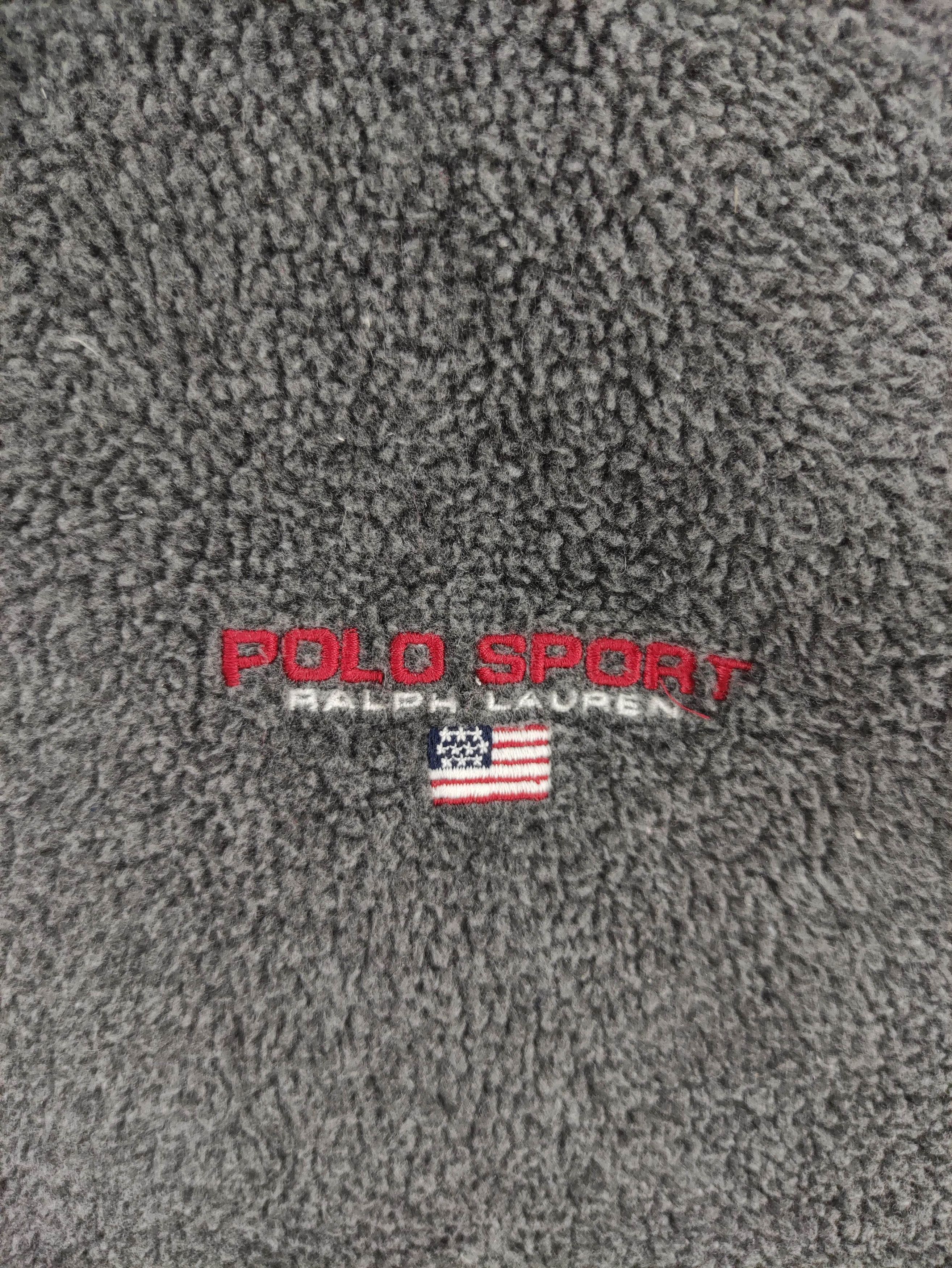 Polo Ralph Lauren Vintage Polo Sport Ralph Lauren Fleece Sweater Jacket Size US M / EU 48-50 / 2 - 2 Thumbnail