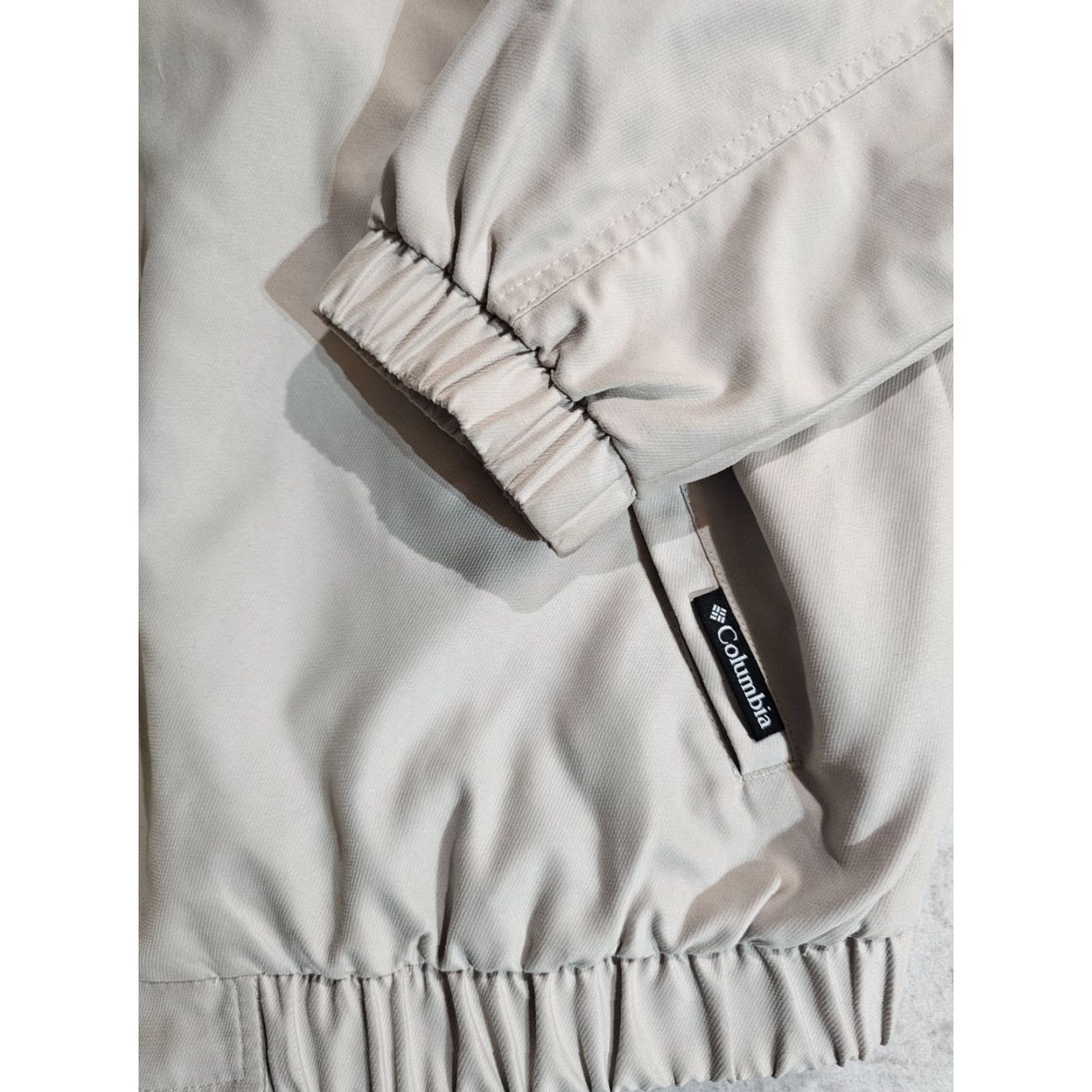 Vintage Columbia Sportswear x Cirrus Airplanes Windbreaker Jacket Full Zip Mens Size XL Beige Size L / US 10 / IT 46 - 6 Thumbnail