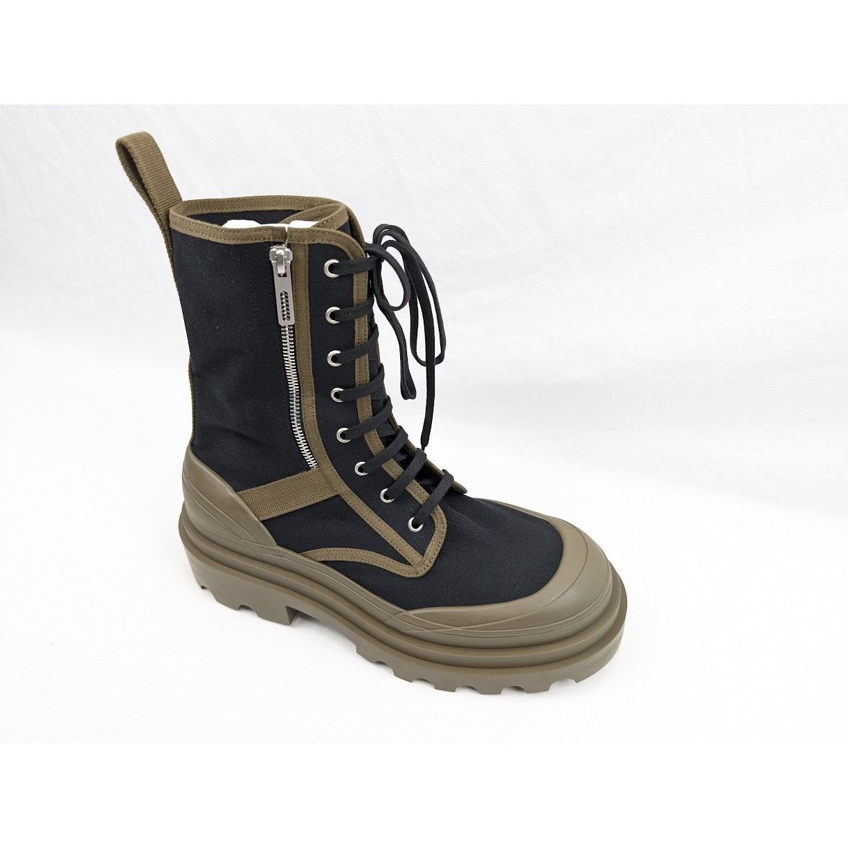 Bottega Veneta o1rshd1 Canvas Fabric Boots in Black Size US 9 / EU 42 - 2 Thumbnail