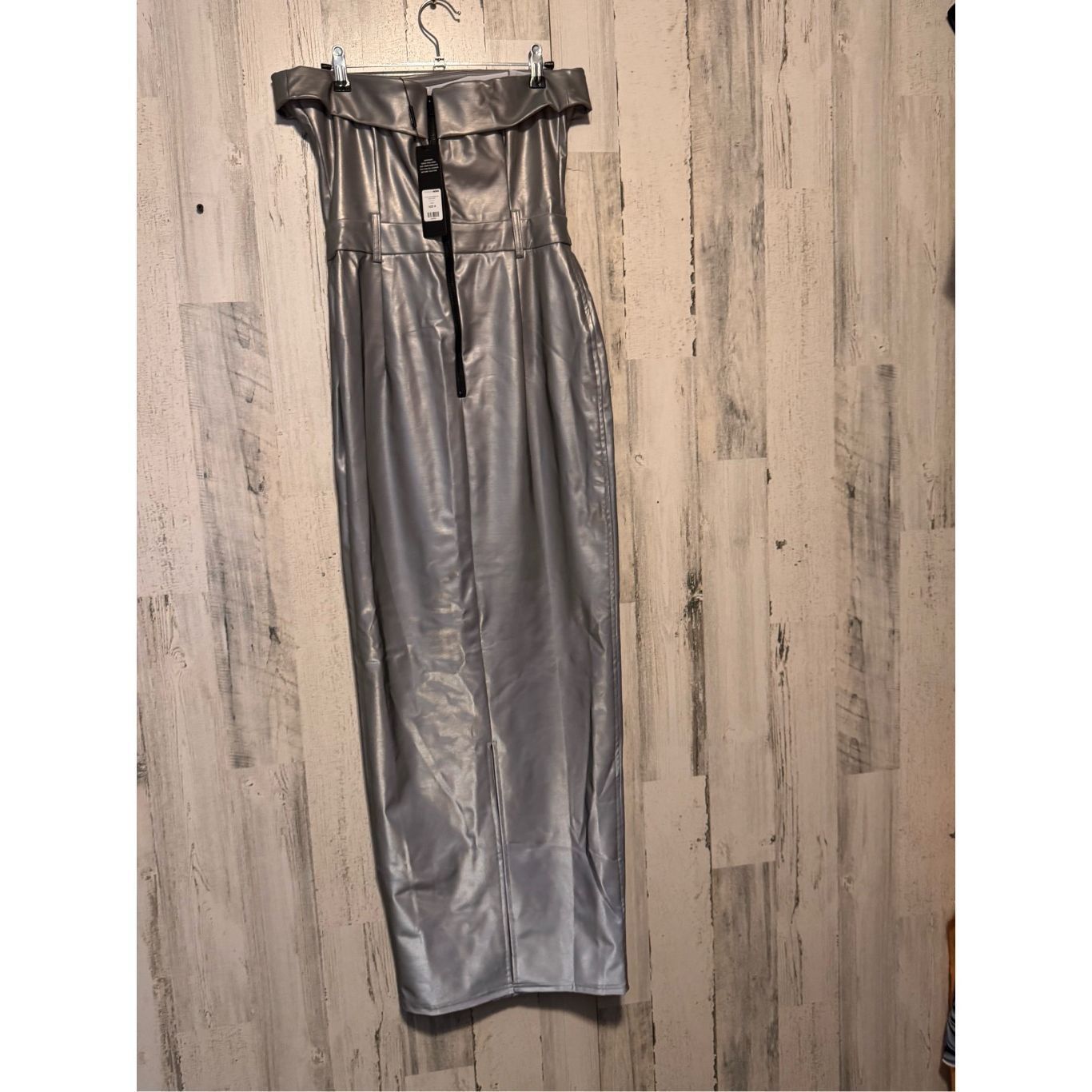 Other Fashion nova Put In Work Reflective Maxi Dress - Silver Size M / US 6-8 / IT 42-44 - 12 Thumbnail