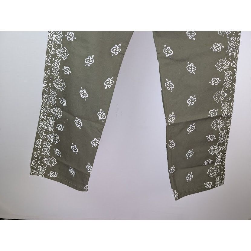 Amiri o1rshd1 Bleached Bandana Field Pants in Olive Green Size US 32 / EU 48 - 13 Thumbnail