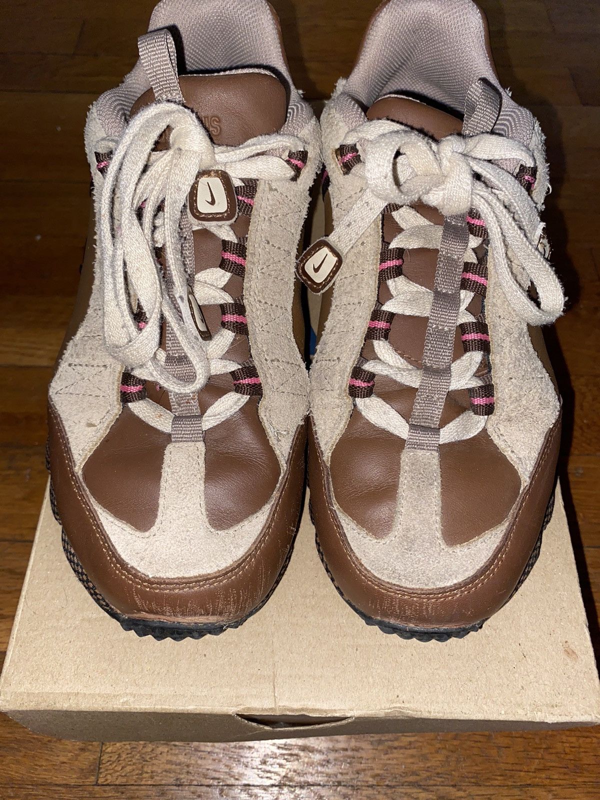 Jacquemus × Nike Nike Air Humara LX Jacquemus Ale Brown Gold Size US 7 / IT 37 - 5 Thumbnail