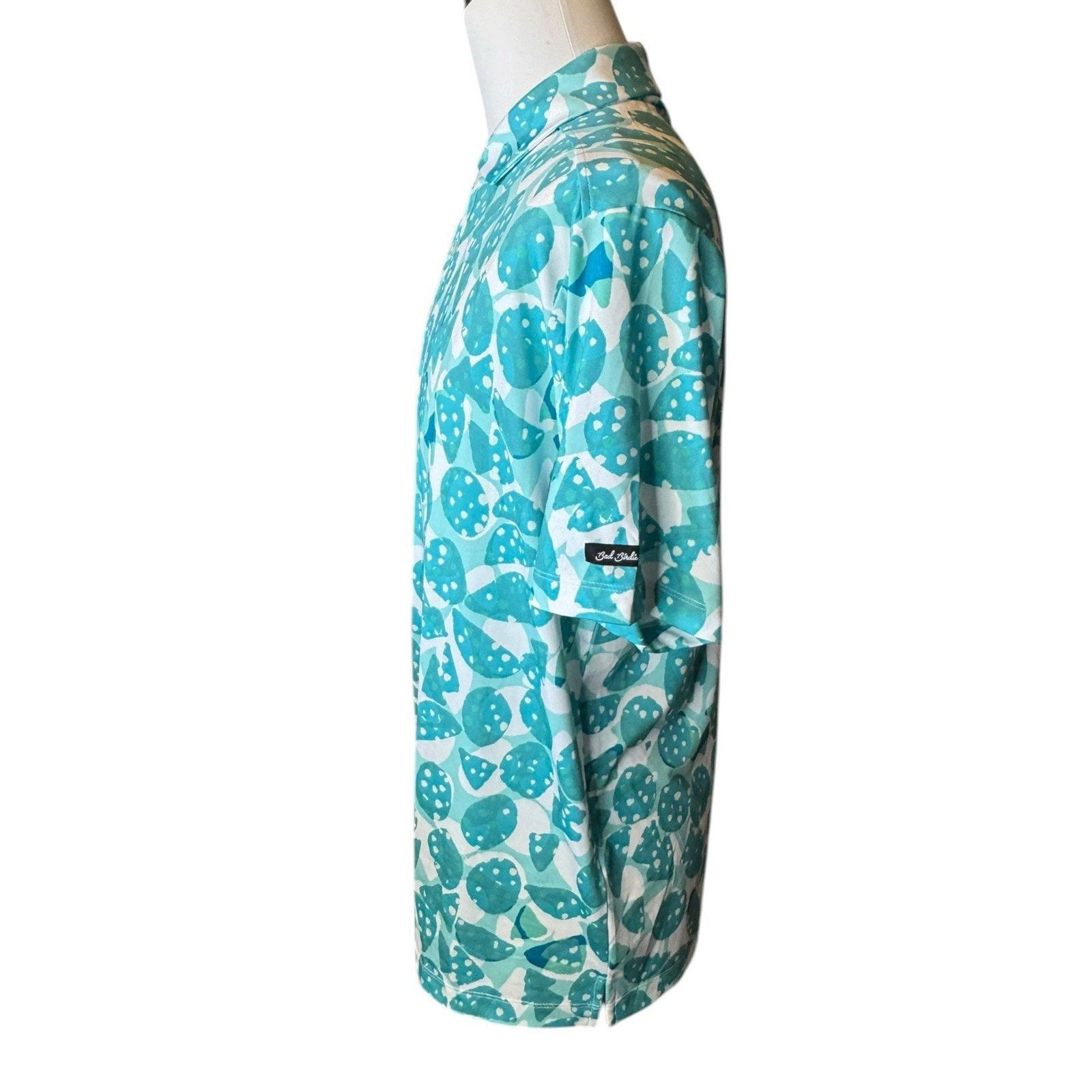 Bad Birdie Bad Birdie NEW Golf Polo Shirt Men's XL Bam Bam Teal Blue Size US XL / EU 56 / 4 - 4 Thumbnail