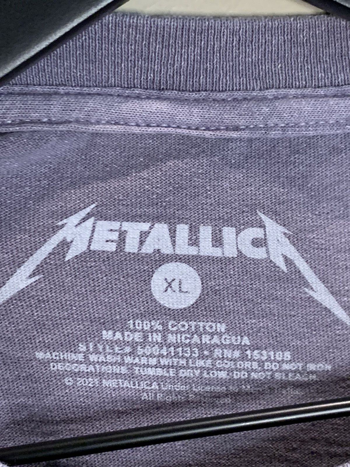 Band Tees *RARE* Metallica x Pushead One Art Band Music T-Shirt - XL Size US XL / EU 56 / 4 - 5 Thumbnail
