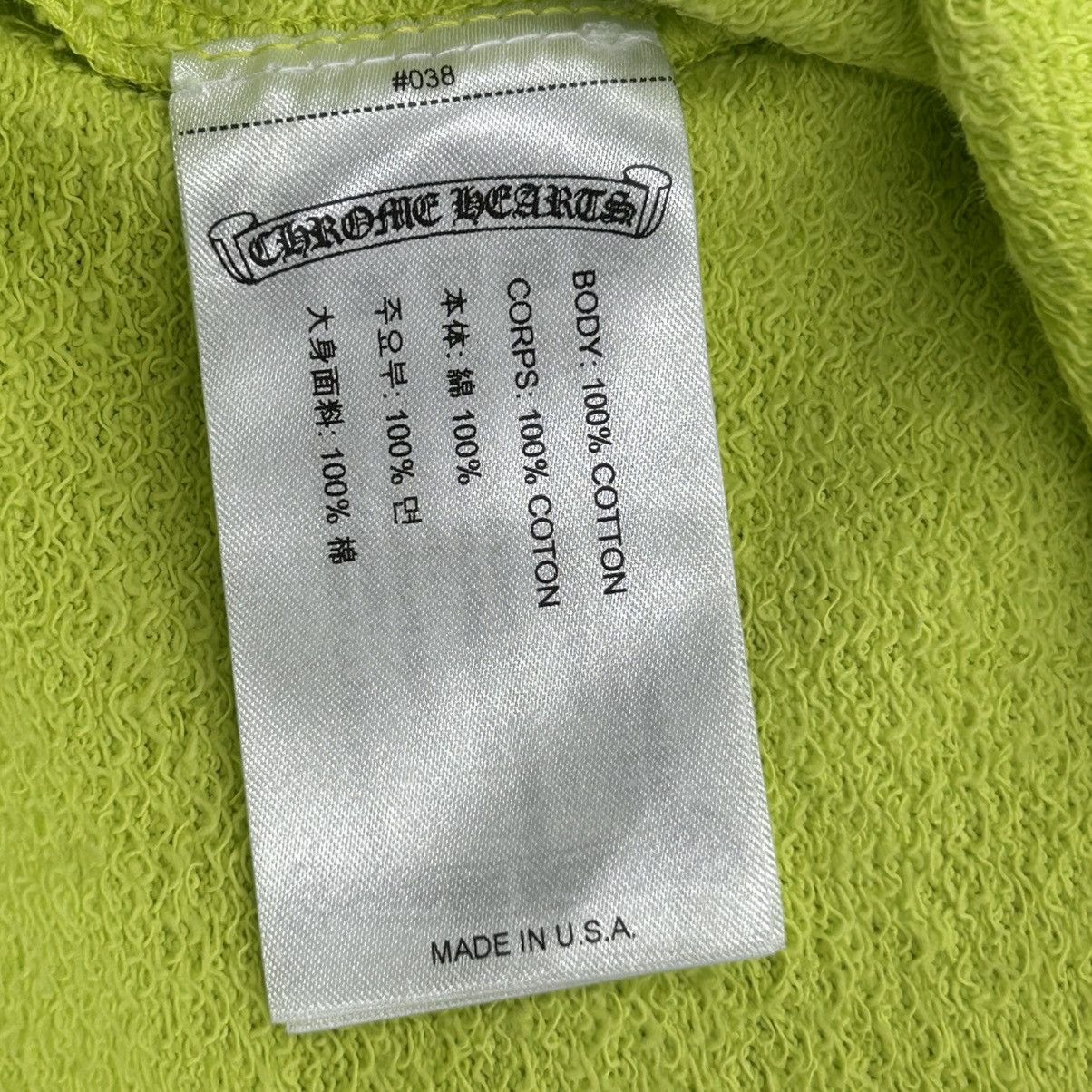 #39211 Chrome Hearts Matty Boy “Link” Crewneck (Lime)