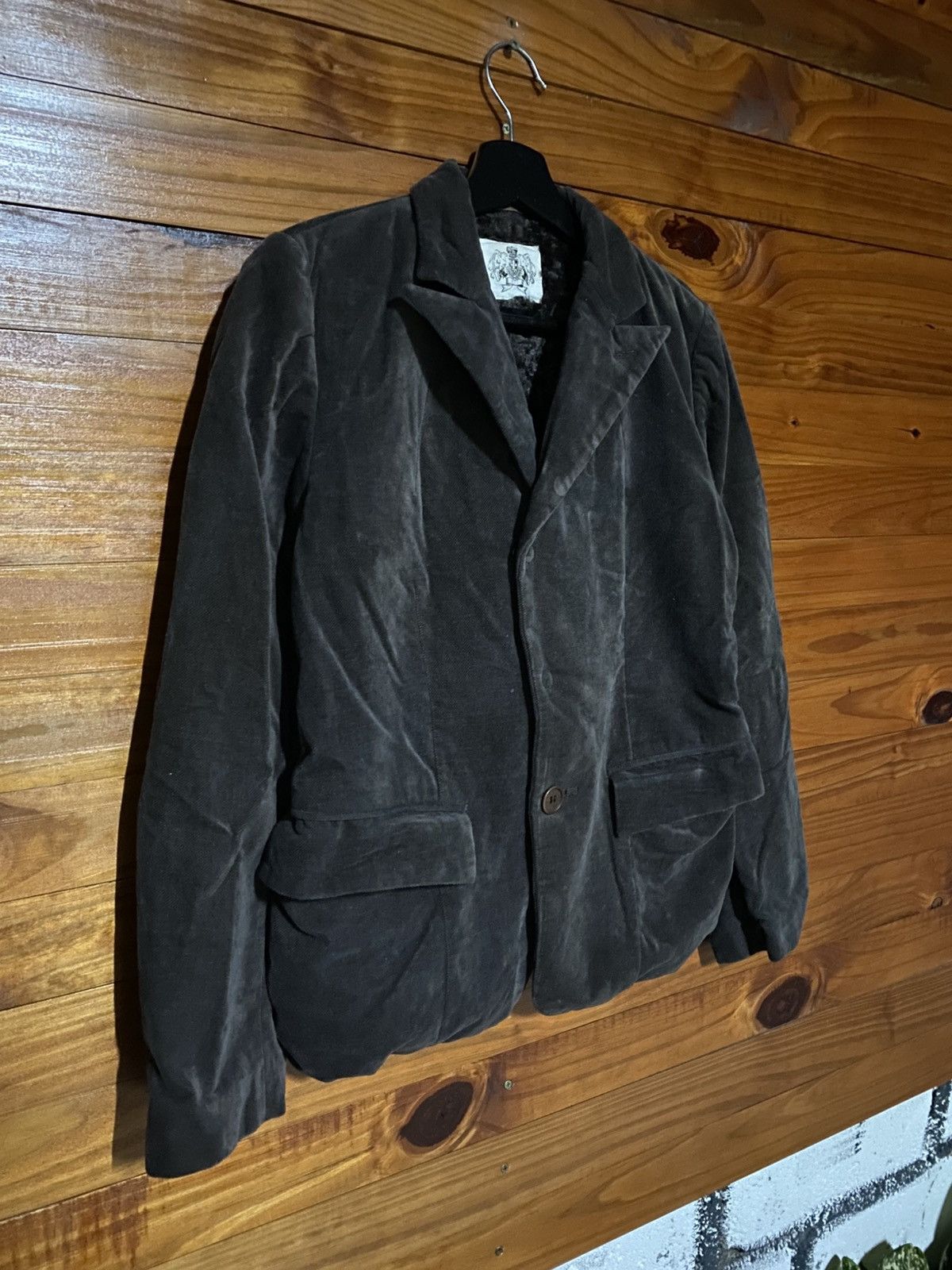 Zucca Vintage ZUCCa Brown Corduroy Blazer Japan Designer Outerwear Size S / US 4 / IT 40 - 6 Thumbnail