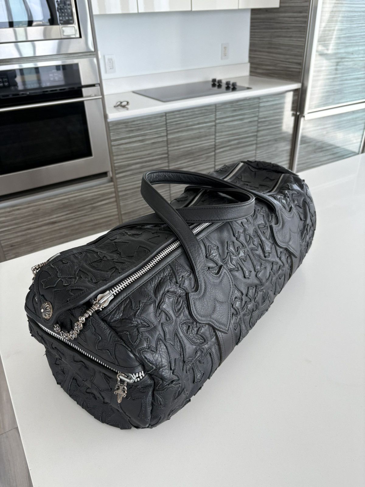 Chrome Hearts CHROME HEARTS BLACK CROSS DUFFLE Size ONE SIZE - 1 Thumbnail