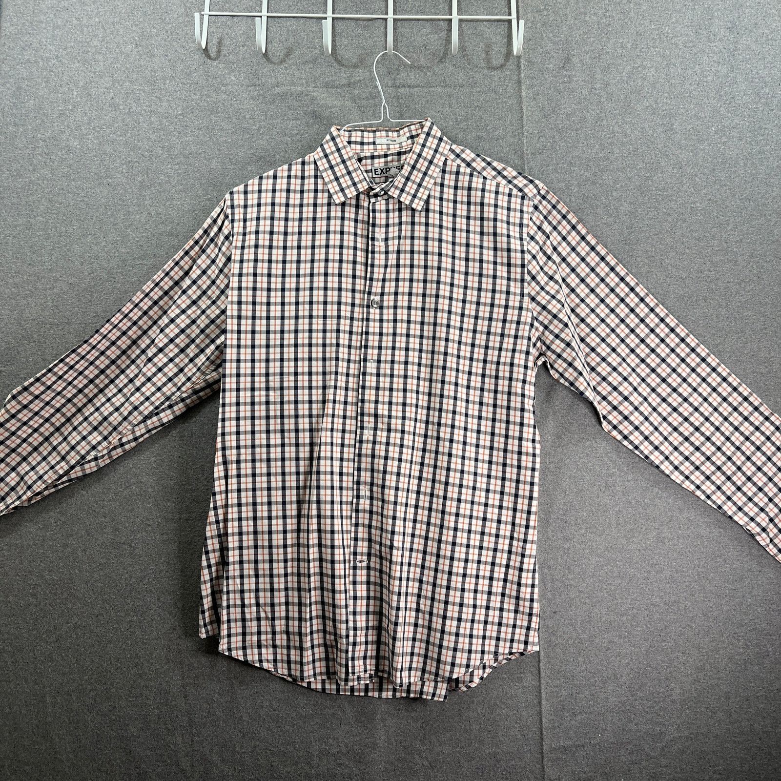Express Express Botton Up Shirt Adult Size Medium Long Sleeve Size US M / EU 48-50 / 2 - 1 Thumbnail