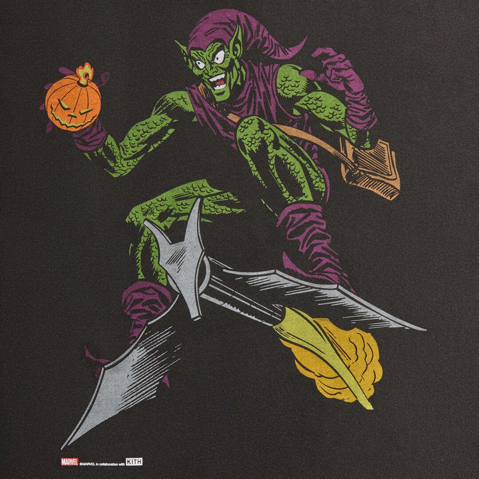 Kith Kith x Marvel Green Goblin Vintage Tee Black Medium SS24 Size US M / EU 48-50 / 2 - 5 Thumbnail