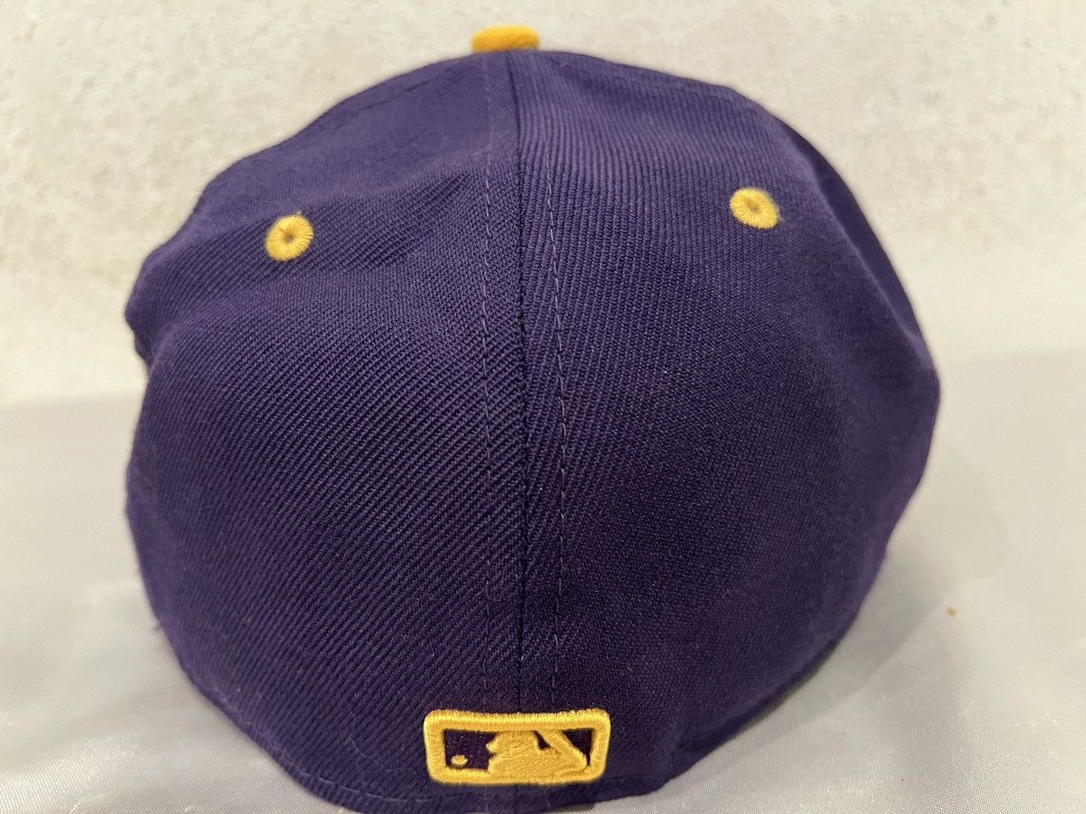 MLB × NBA × New Era LA Dodgers New Era Fitted Hat 7 1/4 Lakers Cap 59Fifty Size ONE SIZE - 3 Thumbnail