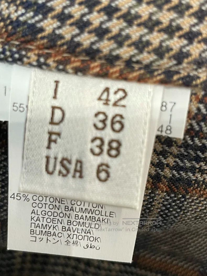 Brunello Cucinelli Brunello Cucinelli Caramel Plaid New Wool Long Trousers Size 27" / US 4 / IT 40 - 5 Thumbnail