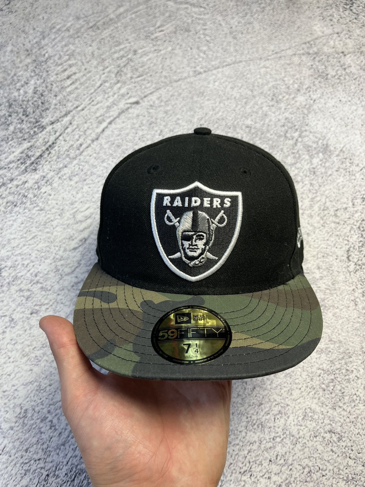 NFL Vintage Los Angeles Raiders Snapback Hat Size ONE SIZE - 6 Thumbnail