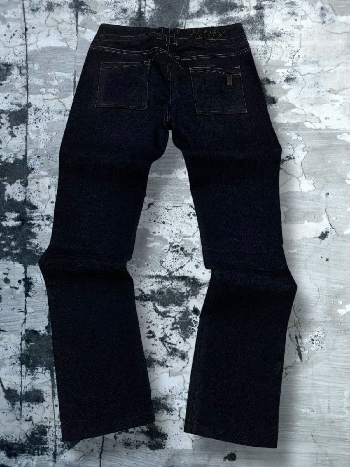 Japanese Brand Vintage 1990 Japan Designer NFY Notify Flared Cut Denim Size US 28 / EU 44 - 8 Thumbnail