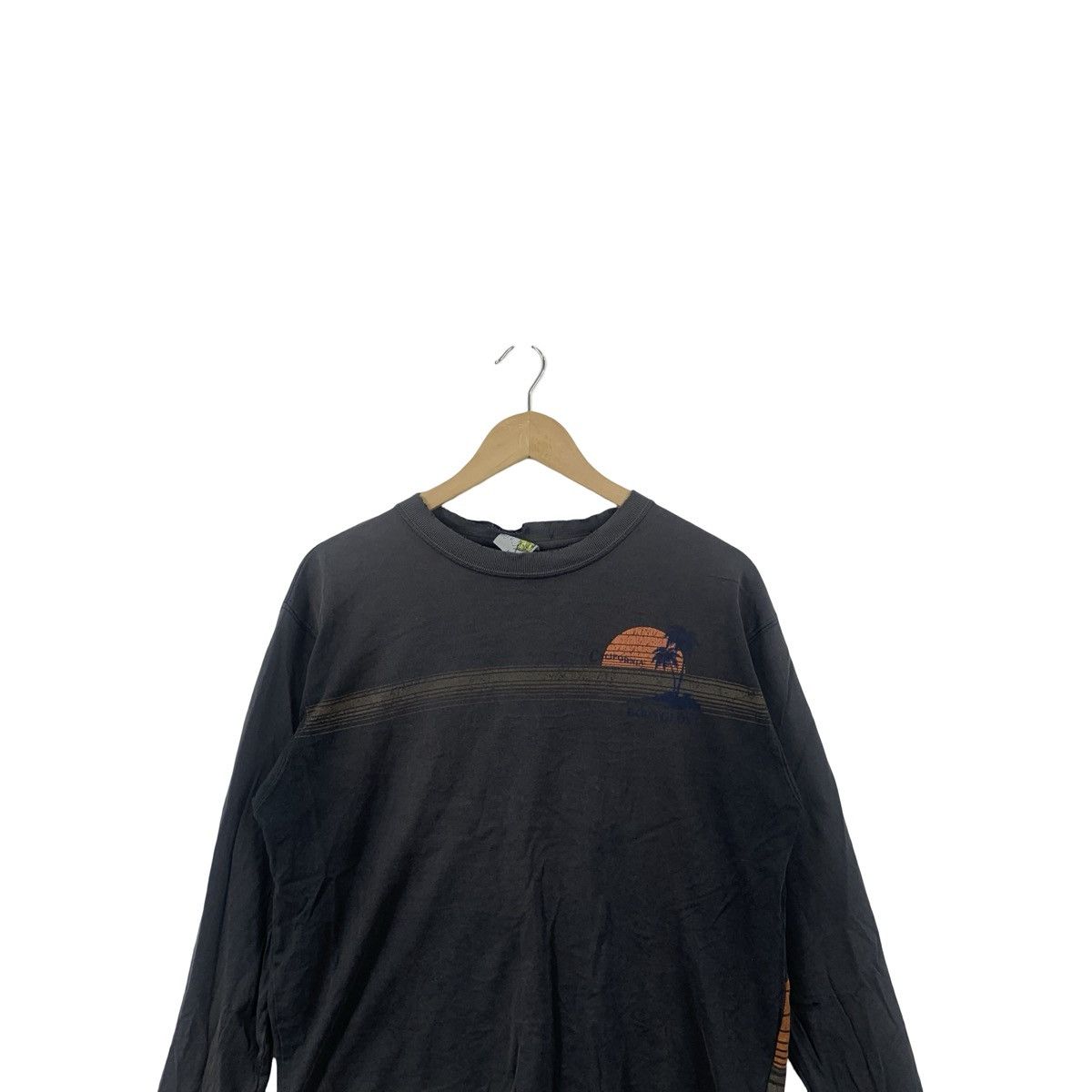 Vintage Vintage WASHED SMALL SUNSET Graphic Minimal Streetwear Style Size US M / EU 48-50 / 2 - 2 Thumbnail