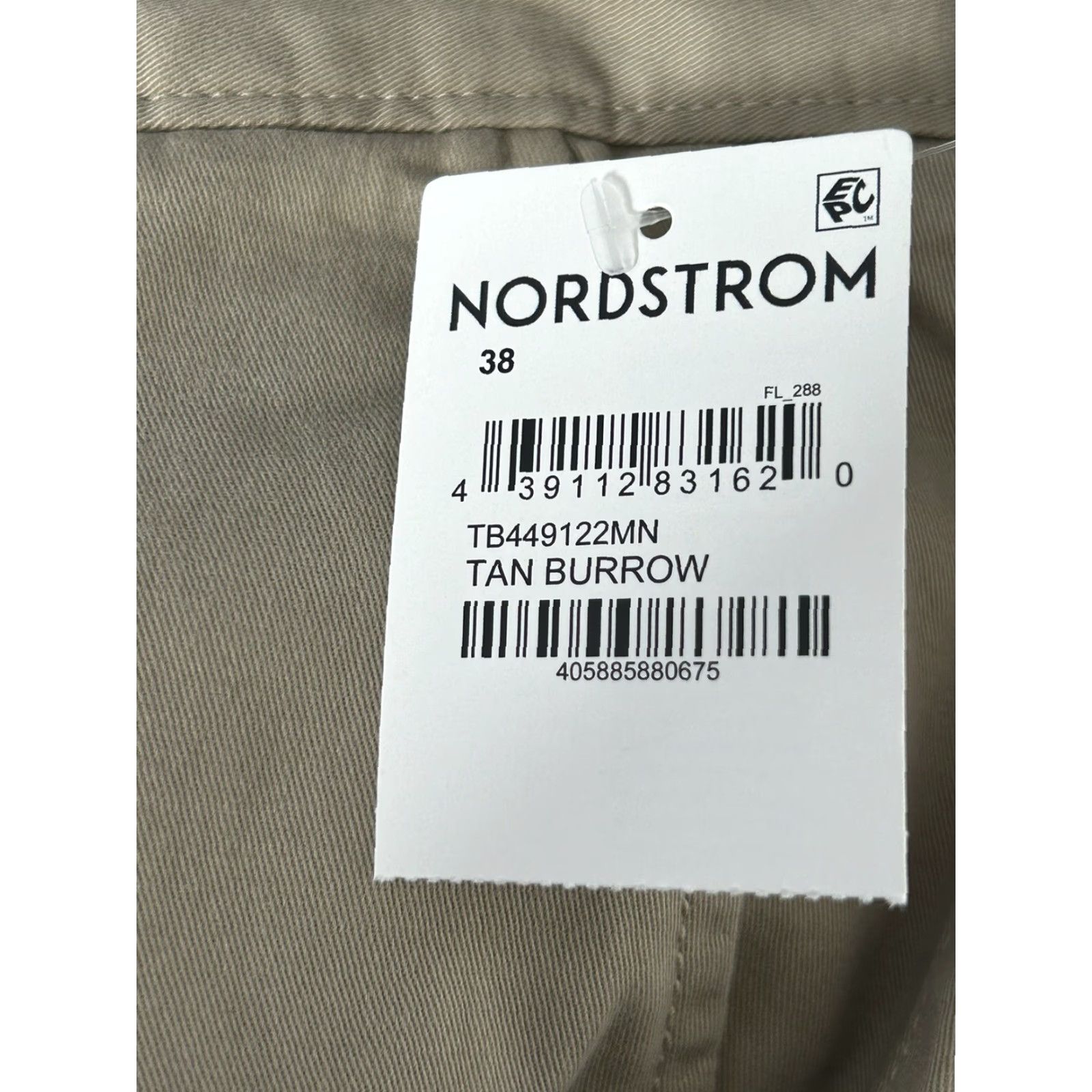 Treasure & Bond Treasure & Bond Mens Chino Shorts Flat Front Beige 38W Regular Cotton Blend Khaki Casual Shorts Mens 38 Beige Size US 38 / EU 54 - 4 Thumbnail