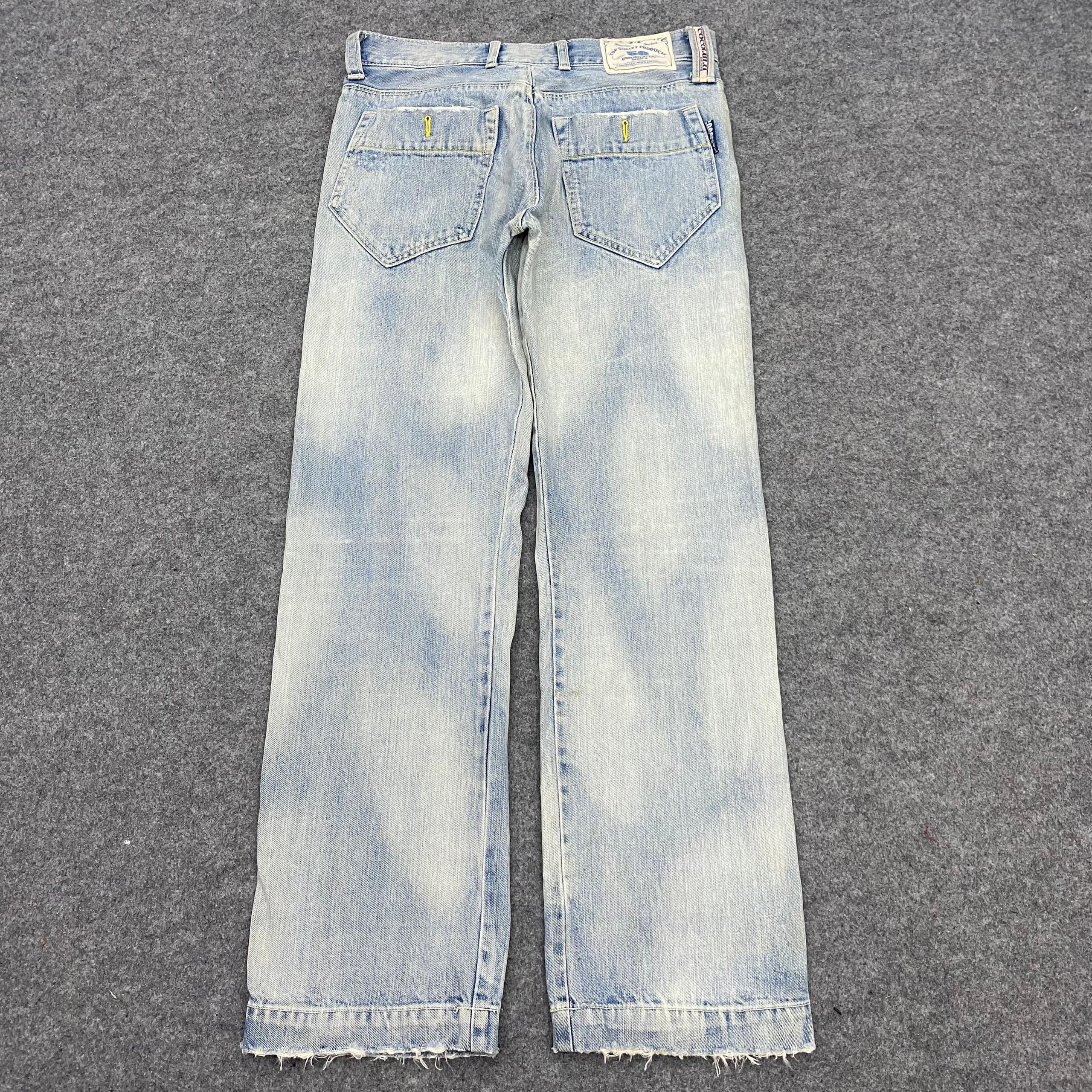 If Six Was Nine 💥Best Offer💥Vintage Cocolulu Men Distressed Denim Size US 34 / EU 50 - 3 Thumbnail