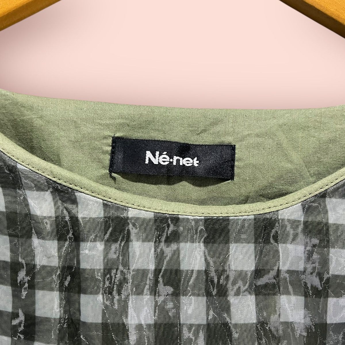 Issey Miyake × Ne-Net × Pleats Please Issey Miyake NE-NET BY ISSEY MIYAKE CHECKERED POP GOWN DRESS Size M / US 6-8 / IT 42-44 - 13 Thumbnail