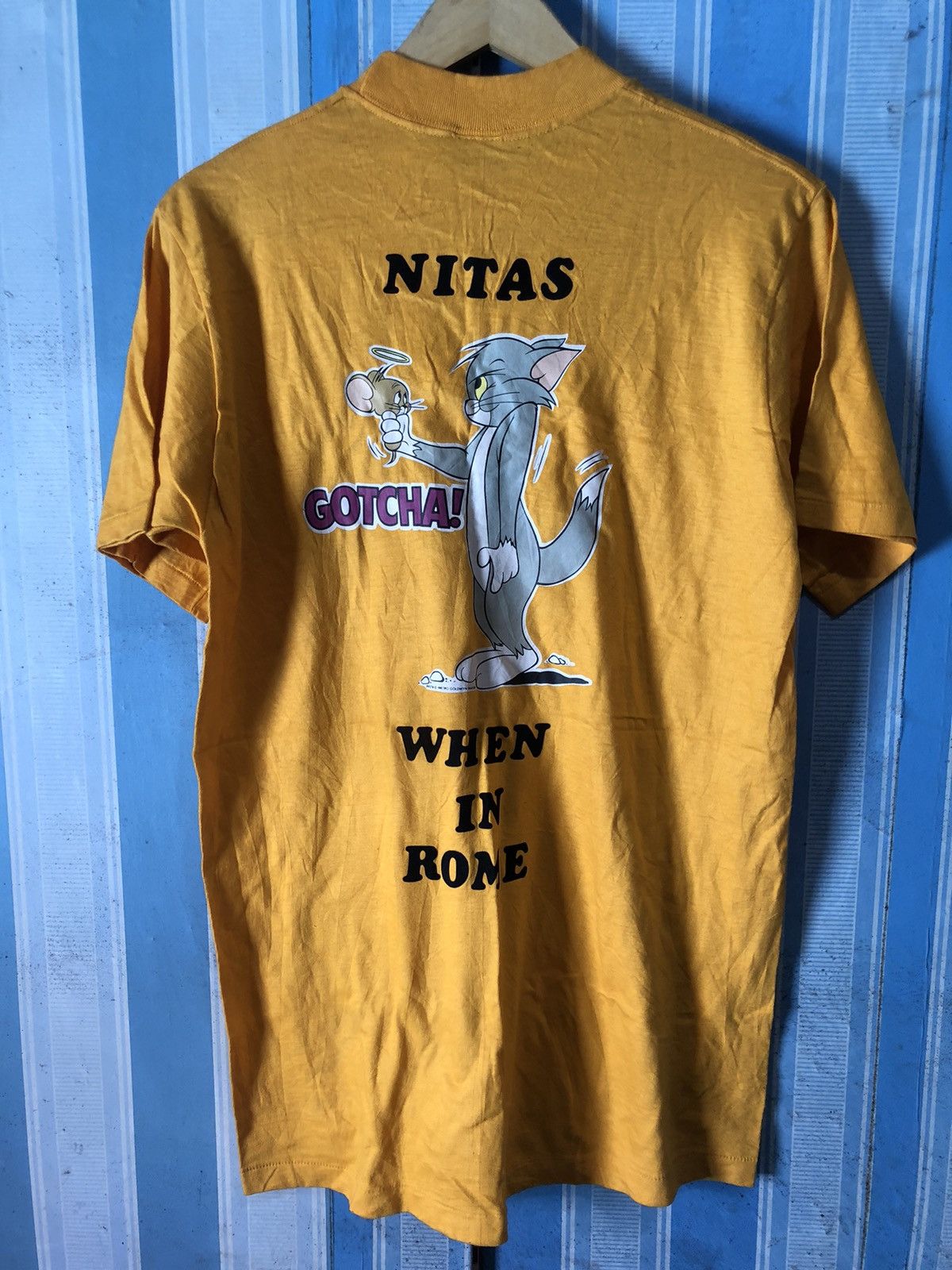 Vintage Vintage tom & Jerry t-shirt Size US M / EU 48-50 / 2 - 1 Thumbnail