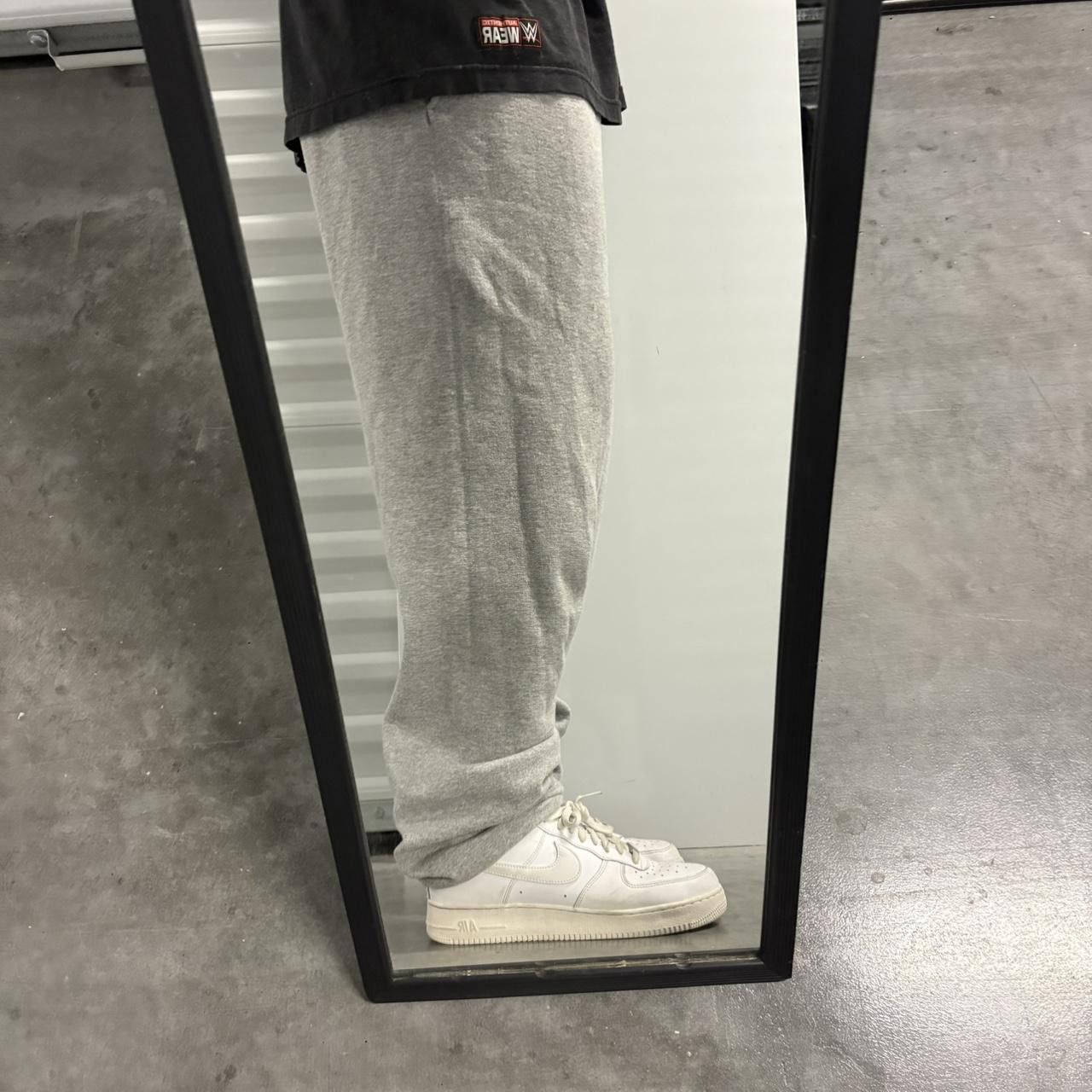 Japanese Brand × Vintage Crazy Vintage Y2K/2000s Baggy Grey Loungewear Sweatpants! Size US 36 / EU 52 - 1 Thumbnail