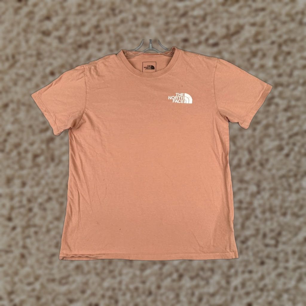 The North Face VINTAGE The North Face Shirt Men Medium Orange Short Sleeve Crew Neck 100% Cotton READ Size US M / EU 48-50 / 2 - 1 Thumbnail