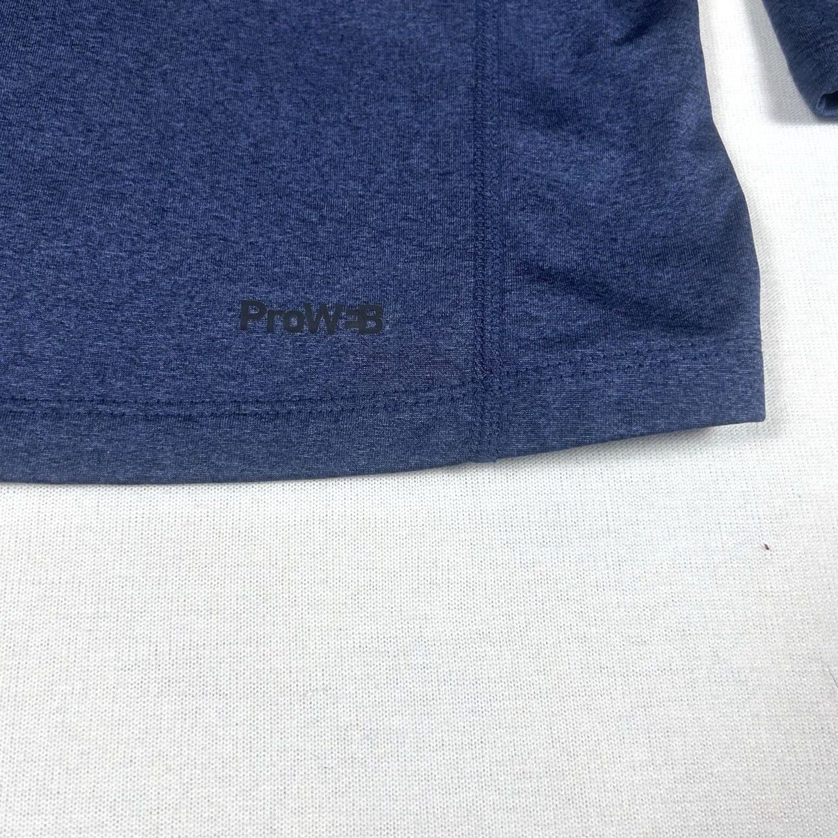 Spyder Spyder T-Shirt Men L Long Sleeve Crew Neck Blue Activewear ProWeb Microfleece Logo Size US L / EU 52-54 / 3 - 5 Thumbnail