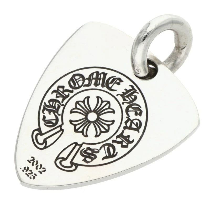 Chrome Hearts Chrome hearts silver FUCK YOU guitar pick pendant Size ONE SIZE - 4 Thumbnail
