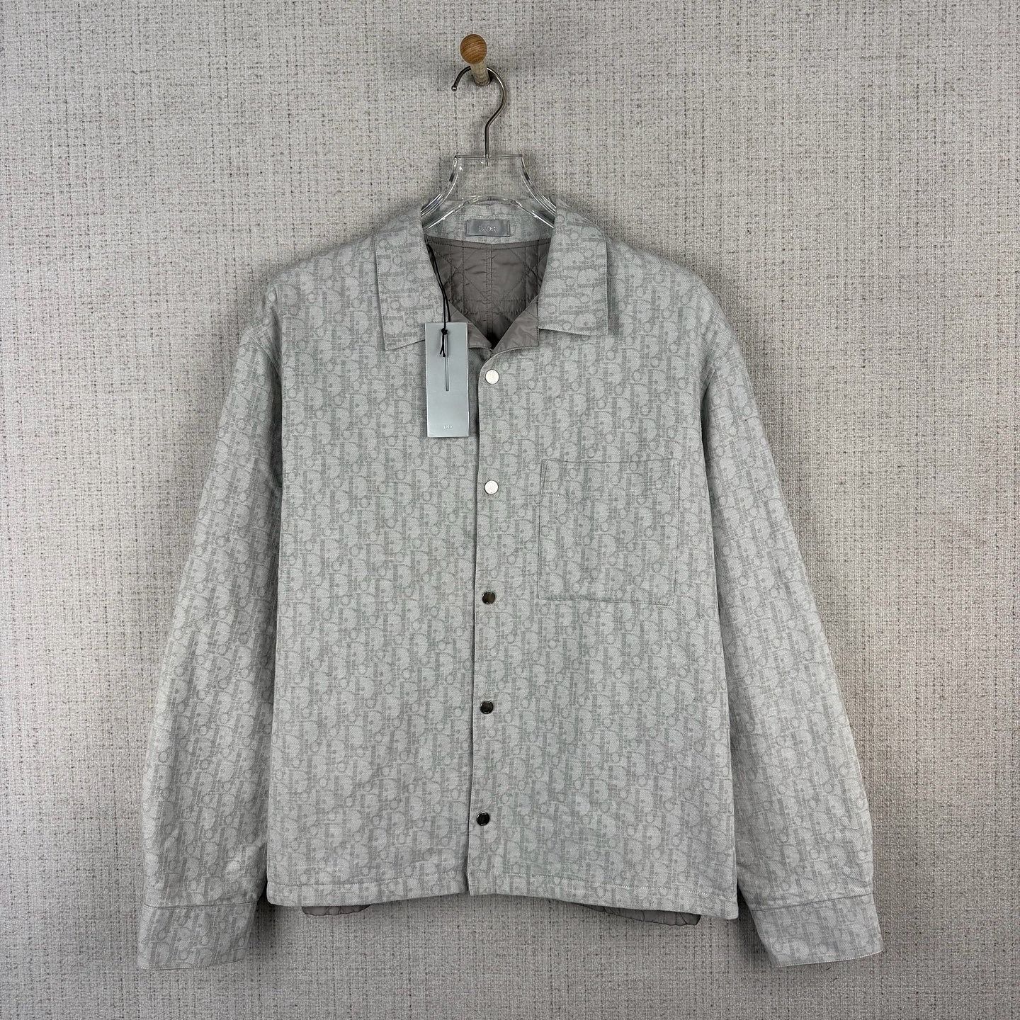 Dior Dior Oblique Pattern Shirt Jacket Size 50 Size US M / EU 48-50 / 2 - 1 Thumbnail