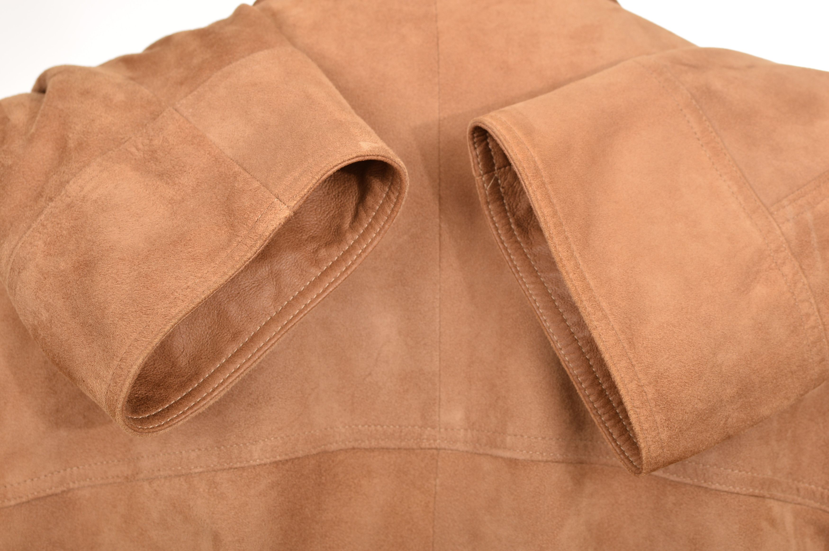 Genuine Leather DDP Gian Mori Suede Genuine Leather Button Jacket Blazer Size US M / EU 48-50 / 2 - 4 Thumbnail