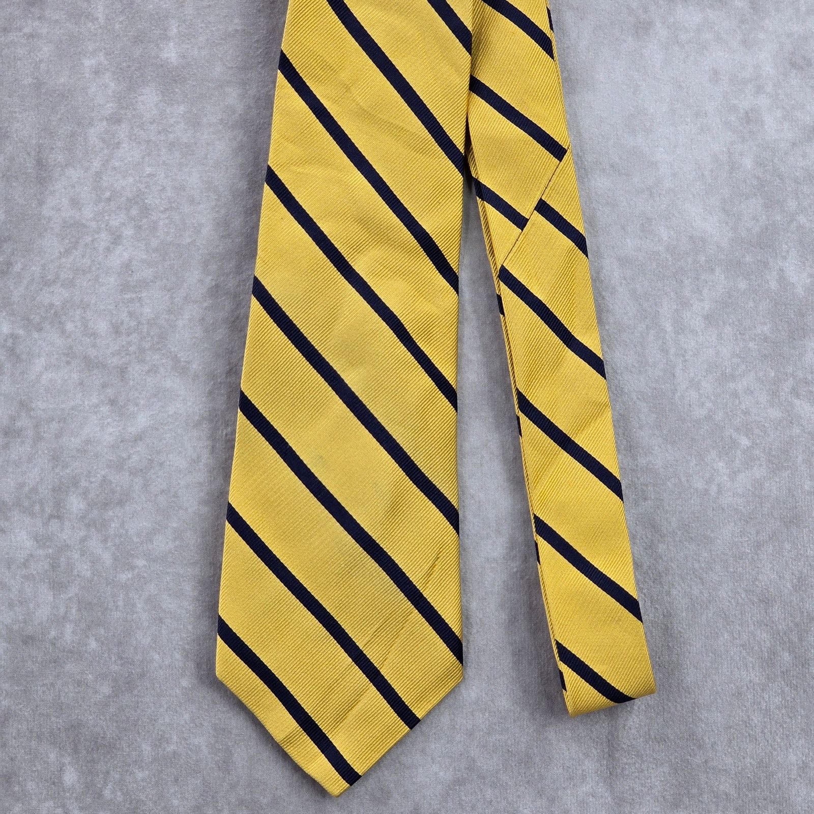 Other American Living Yellow Geometric Diagonal 100% Silk Neck Tie Size 30 - 2 Thumbnail
