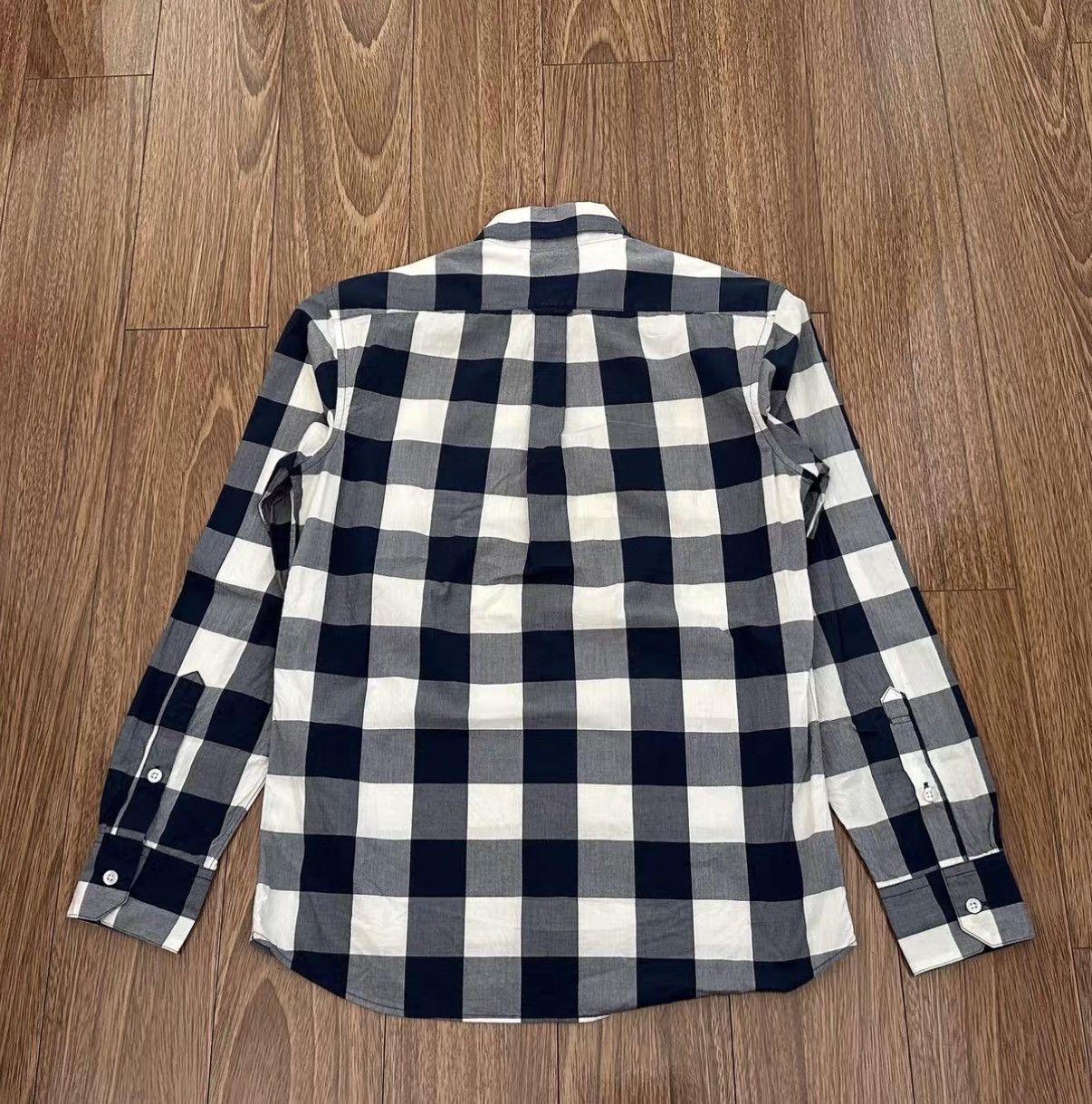 Wtaps WTAPS BLOCK CHECK SHIRT Blue white check shirt Size US M / EU 48-50 / 2 - 2 Thumbnail