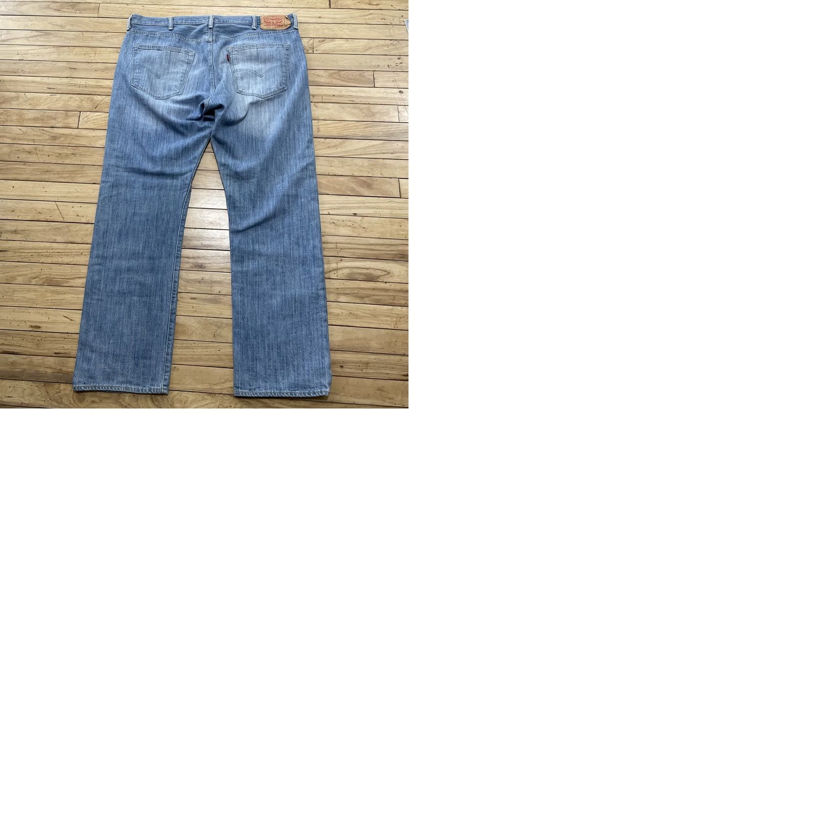 Levi's VINTAGE Levi's Jeans 501XX Light Blue Denim Straight 501 40x32 Mens Regular Blue Jeans 5-Pocket Logo Zipper Button Vintage Mens Size US 36 / EU 52 - 12 Thumbnail