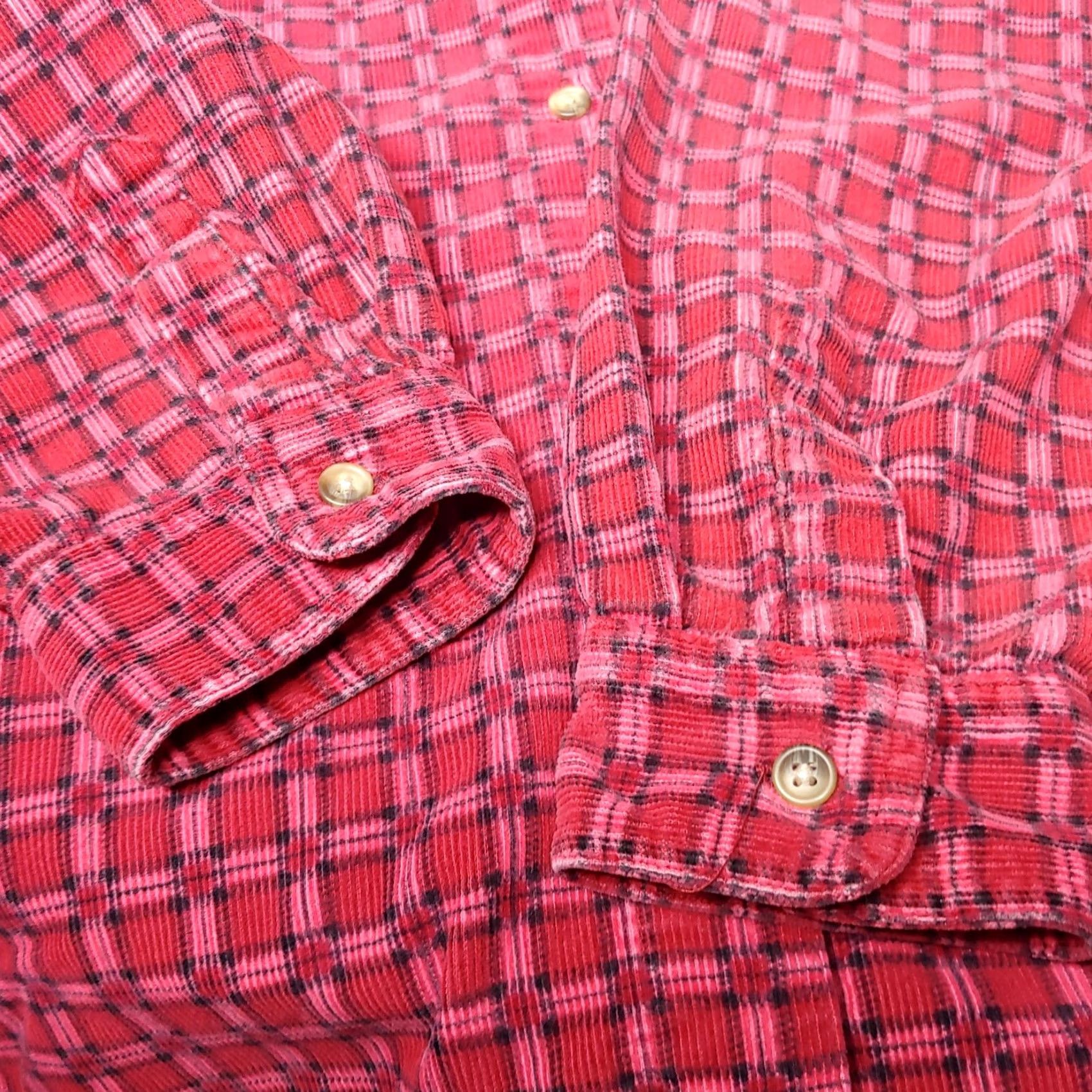 Mickey Unlimited VINTAGE Mickey Unlimited Mickey Mouse Shirt Women L Long Sleeve Red Plaid 90s Size L / US 10 / IT 46 - 6 Thumbnail