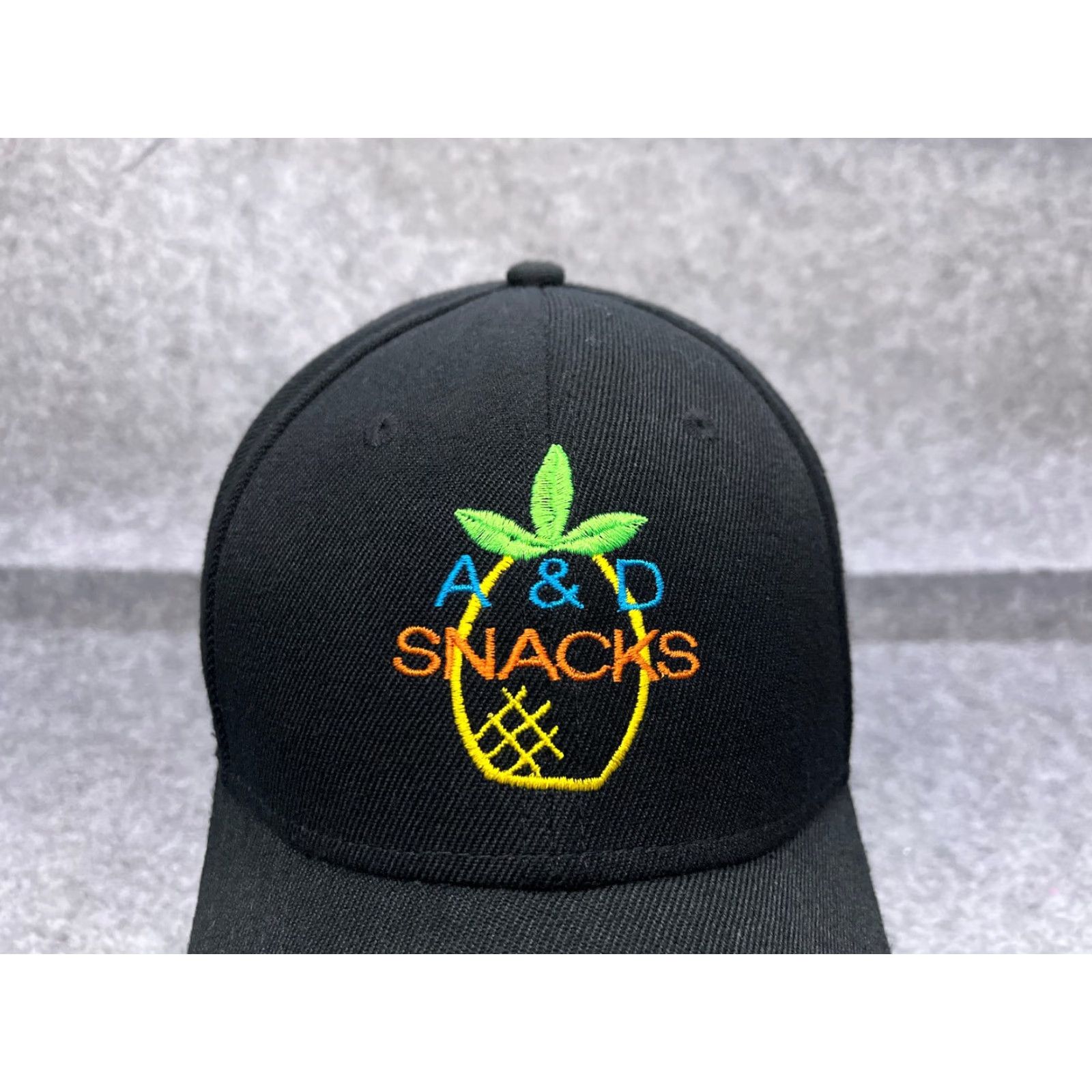 Vintage Otto Hat Cap Strap Back Logo Adult One Size Black 100% Polyester A&D Snacks Size ONE SIZE - 2 Thumbnail