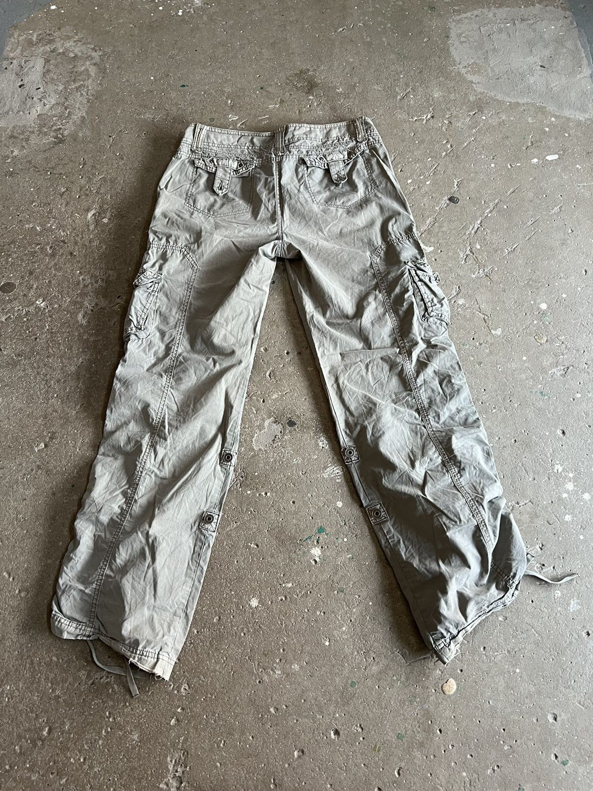 Japanese Brand × Vintage Vintage Y2k Avant garde Cargos military drill pants Size US 32 / EU 48 - 12 Thumbnail