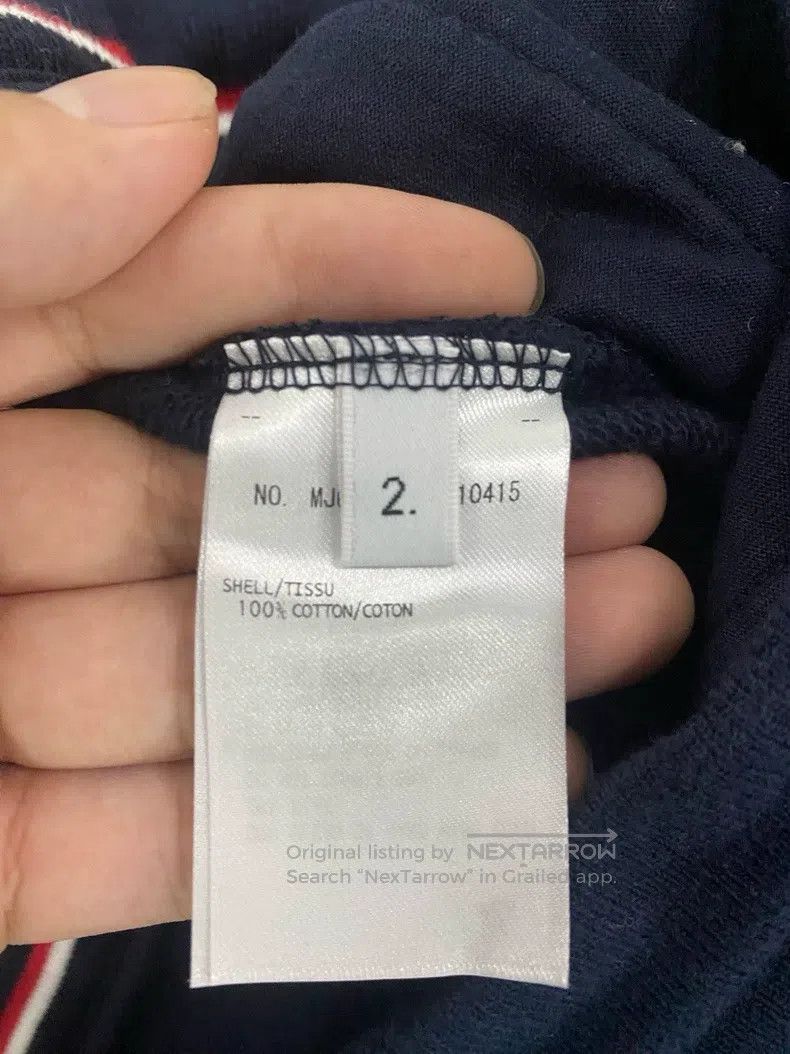 Thom Browne Thom Browne size 2 Navy Blue Four-Stripe Drawstring Sweatpa Size US 32 / EU 48 - 5 Thumbnail