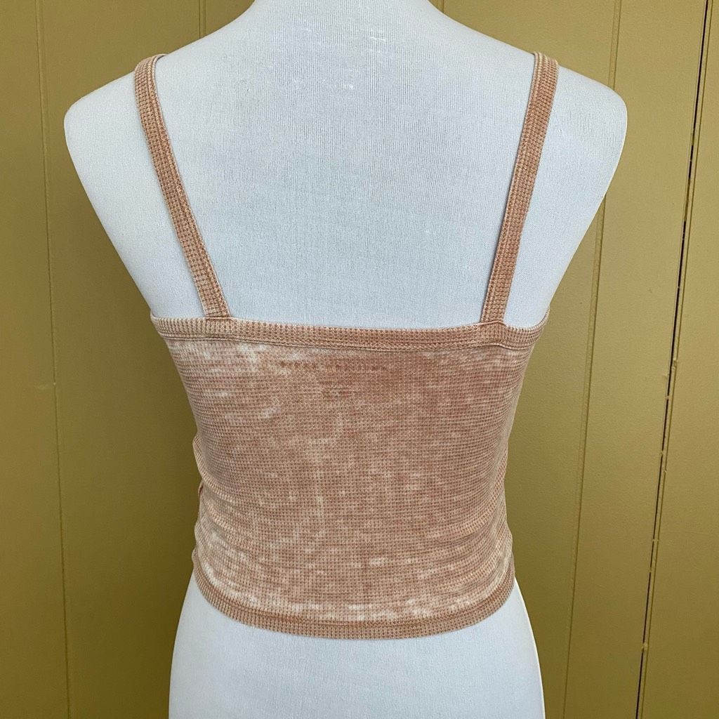 American Eagle Outfitters American Eagle women XS Distressed tan & white textured crop Size XS / US 0-2 / IT 36-38 - 5 Thumbnail