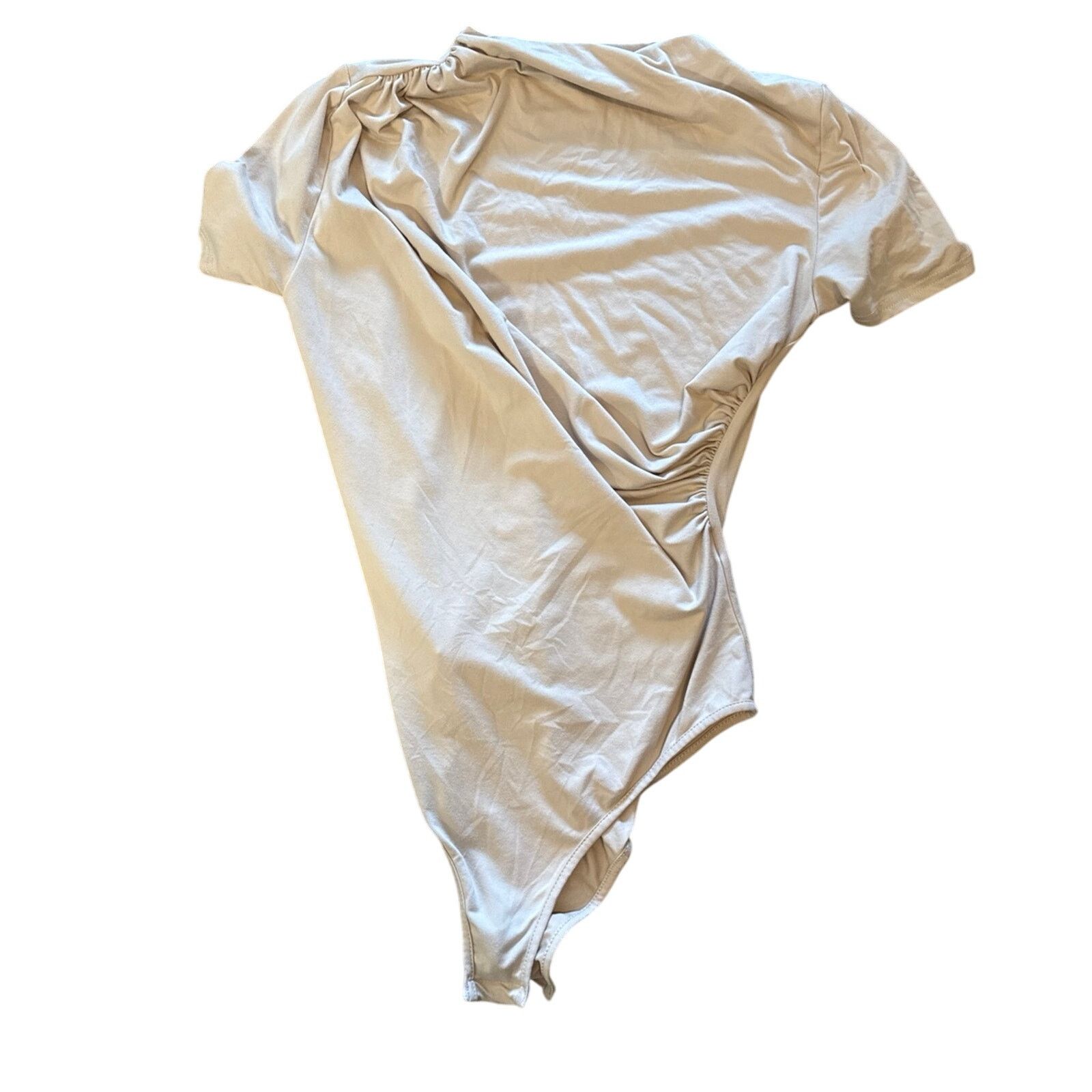 Shein SHEIN Body Suit with Ruched Side - Size XL - Tan - EUC Size XL / US 12-14 / IT 48-50 - 1 Thumbnail