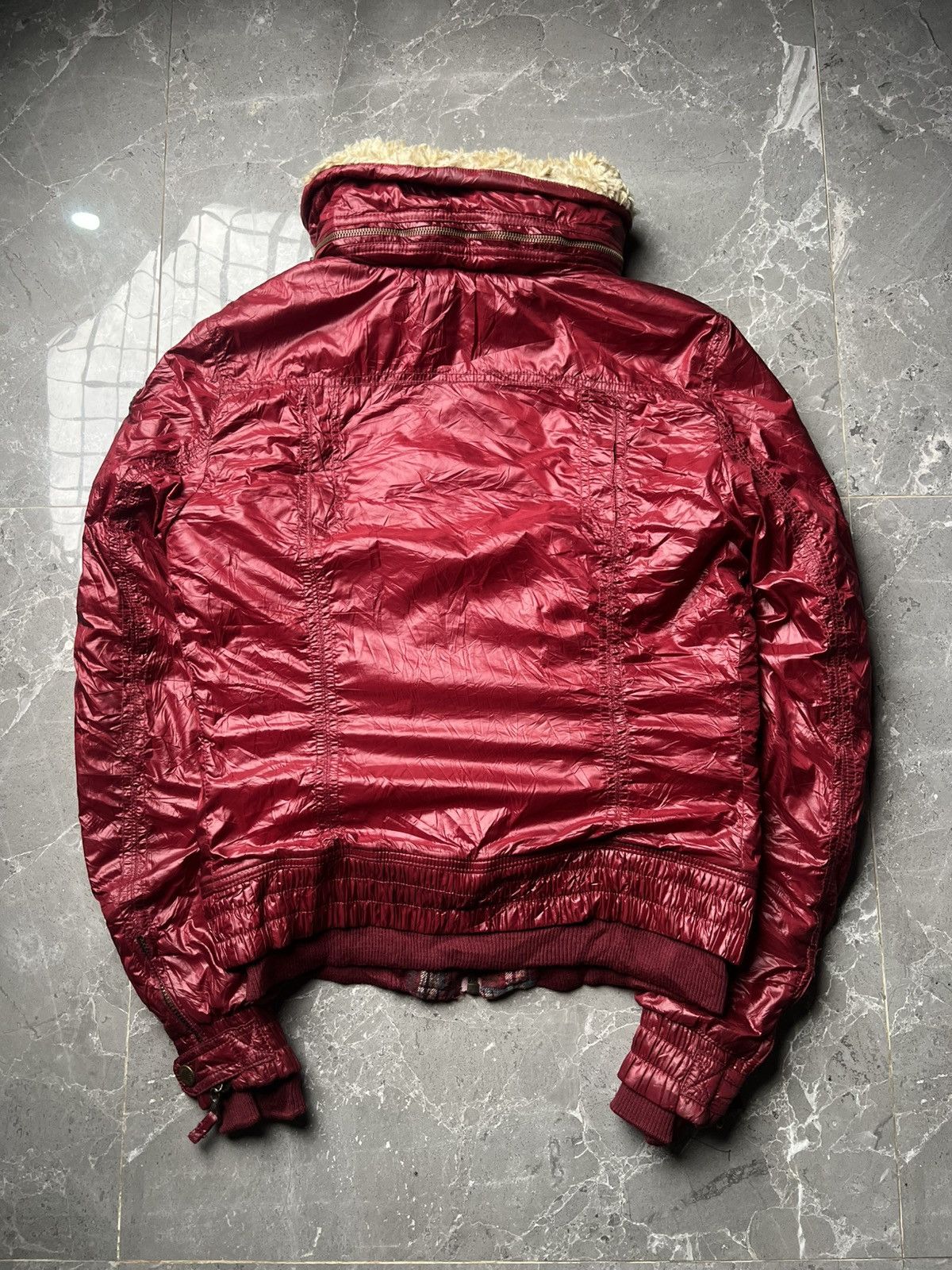 Dolce & Gabbana AW2008 Dolce & Gabbana Red Multi Pockets Cargo Puffer Jacket Size US M / EU 48-50 / 2 - 9 Thumbnail
