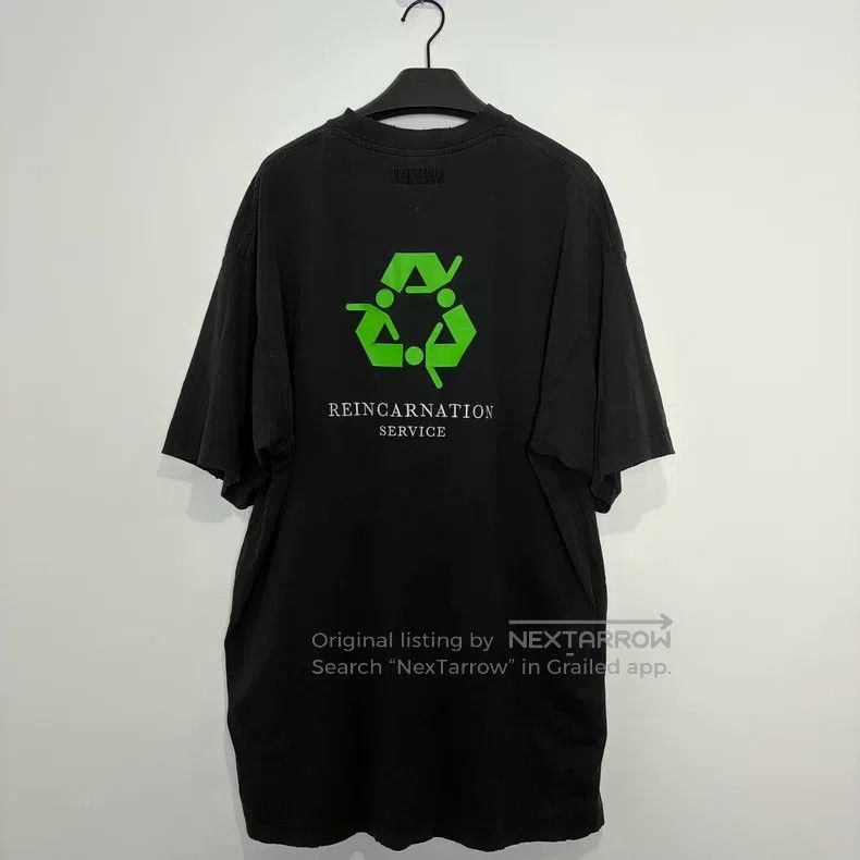 Vetements Vetements Washed Black Short Sleeve T-Shirt Size US XS / EU 42 / 0 - 2 Thumbnail