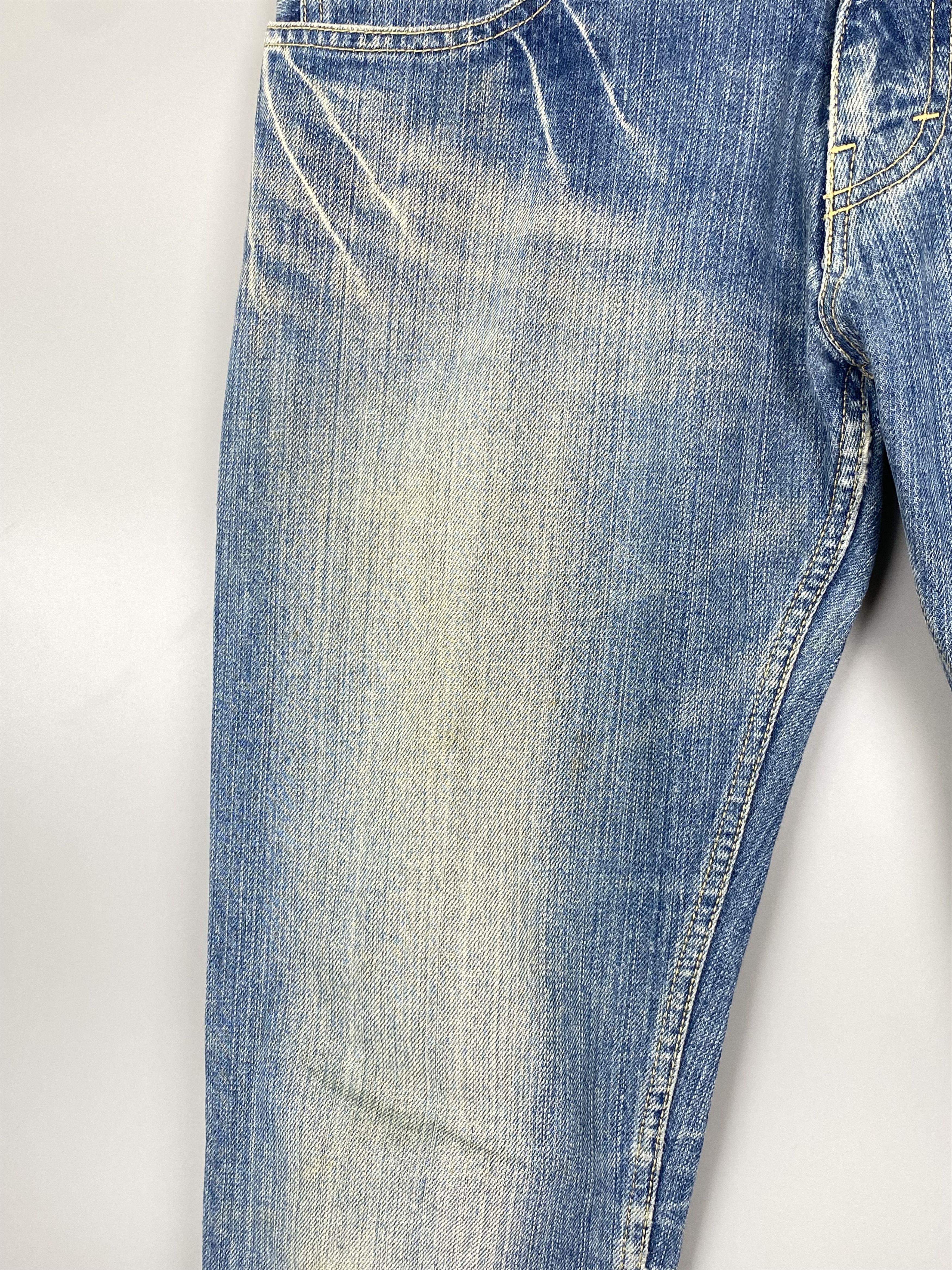 Japanese Brand RARE NANATONE Washed Denim Jeans Made in JAPAN Size US 28 / EU 44 - 4 Thumbnail