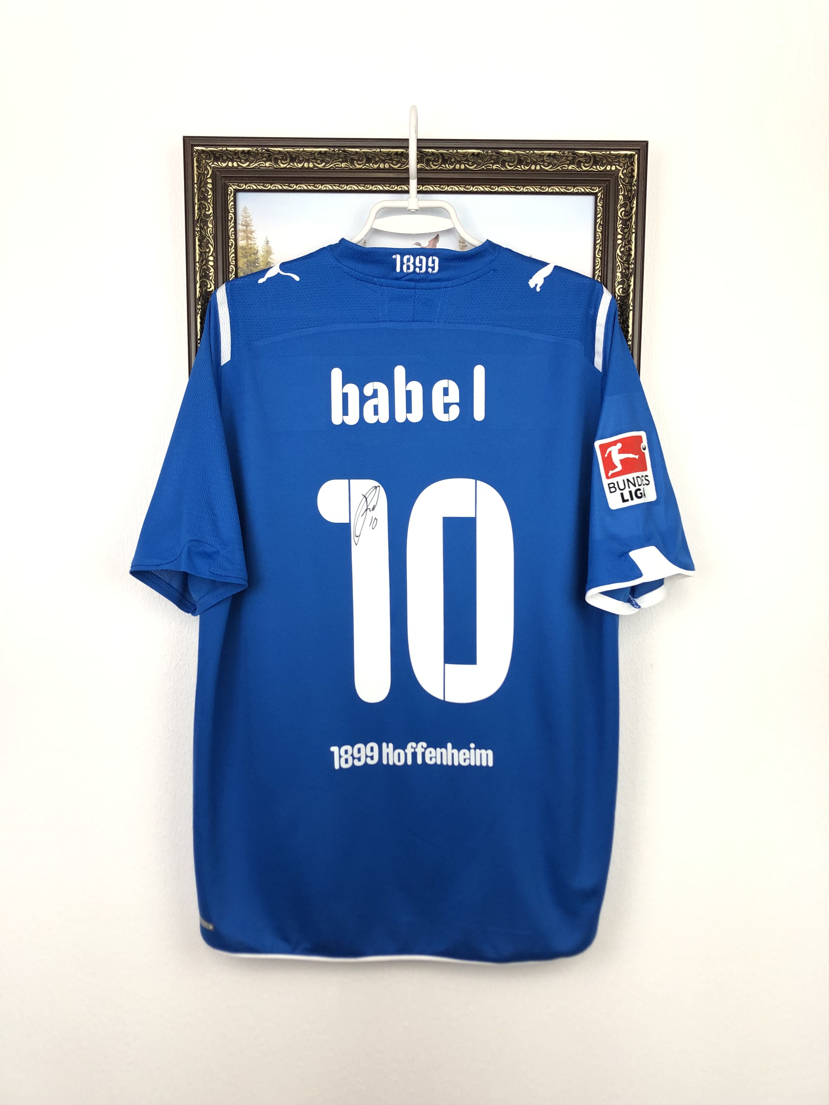 Hoffenheim football shirt 2009 Soccer Babel Jersey Signed