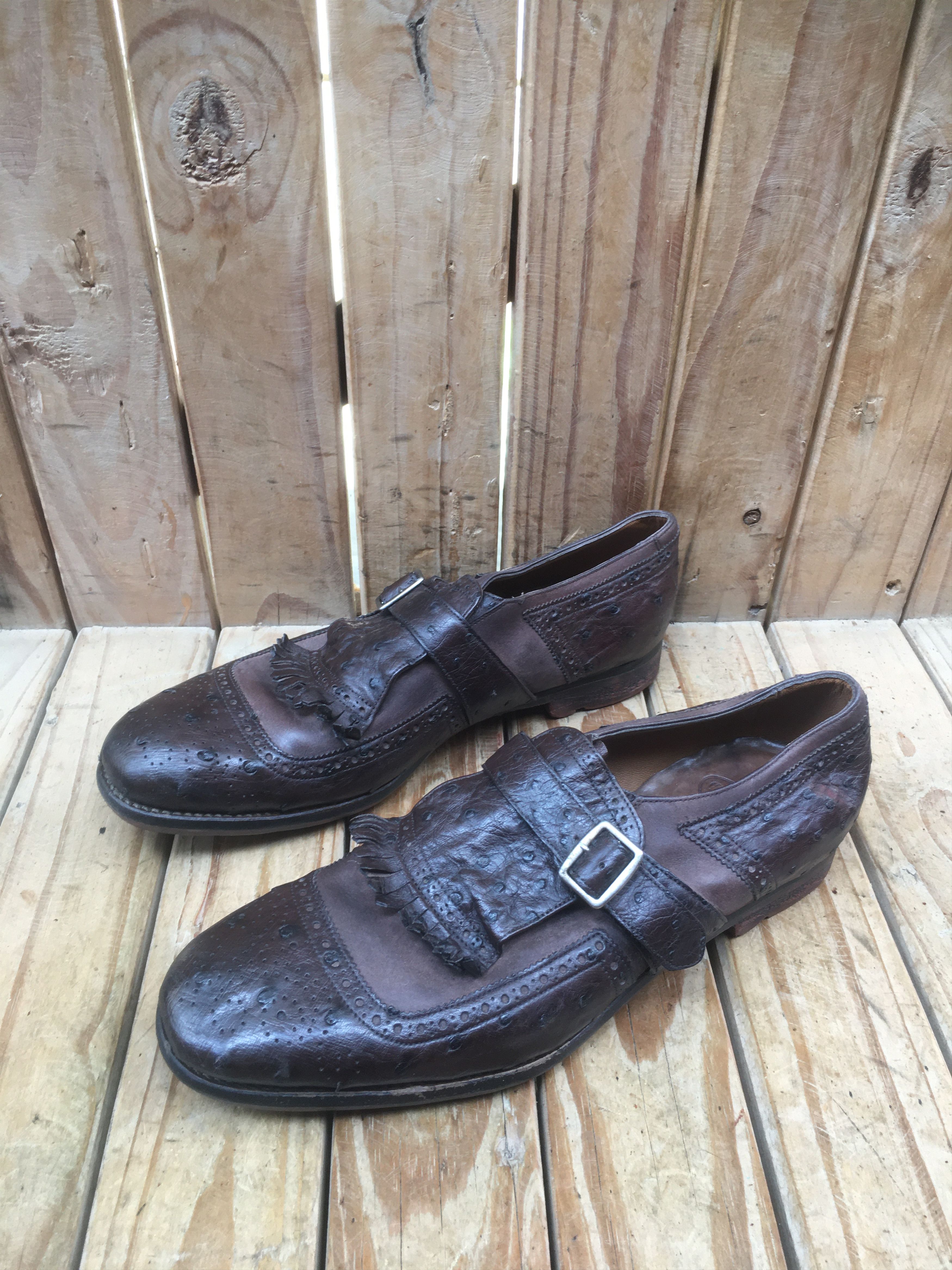 Church's church's 'Shanghai' Monk strap dress shoes UK 6AAA Size US 7 / EU 40 - 15 Thumbnail